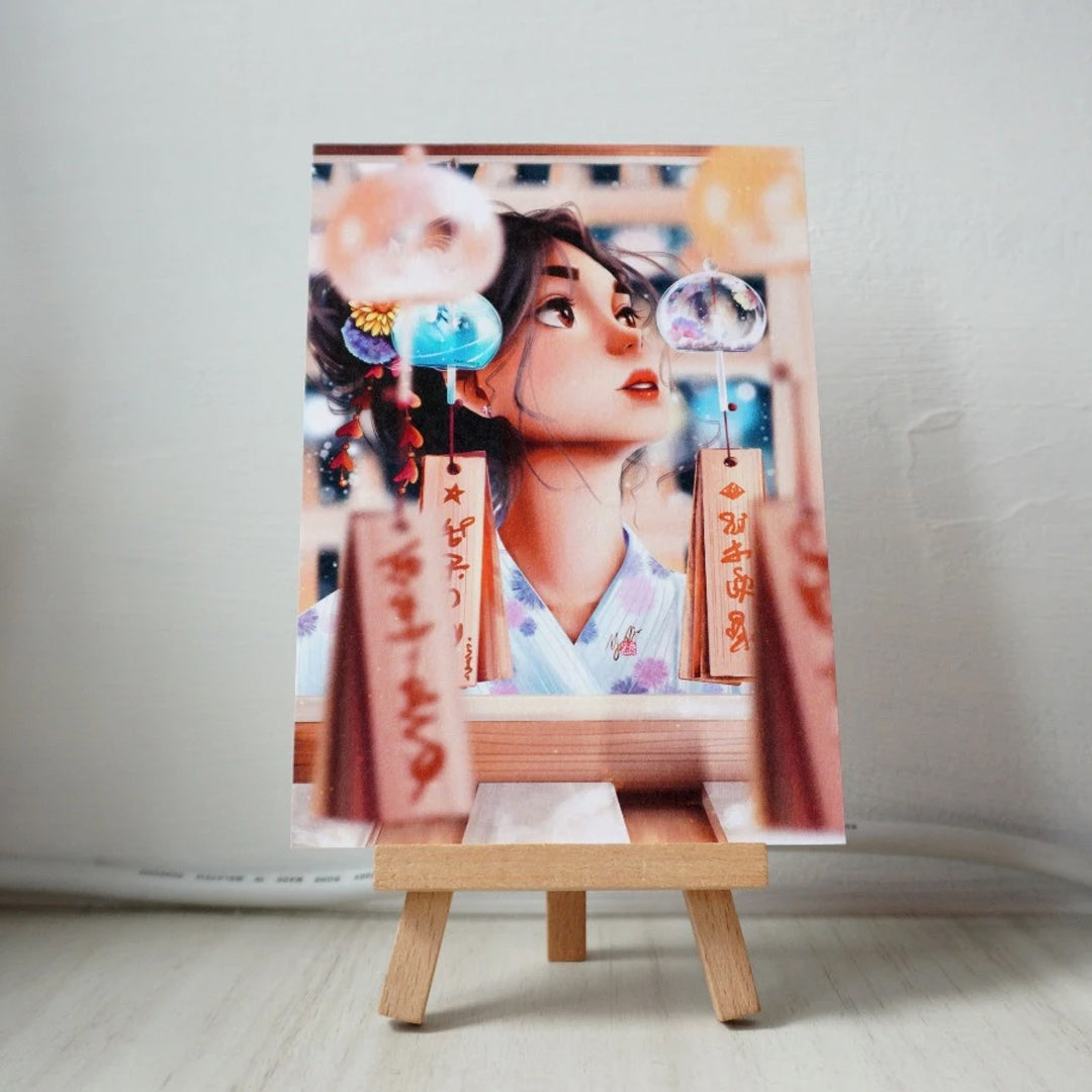 Wind Chime Wishes Art Print