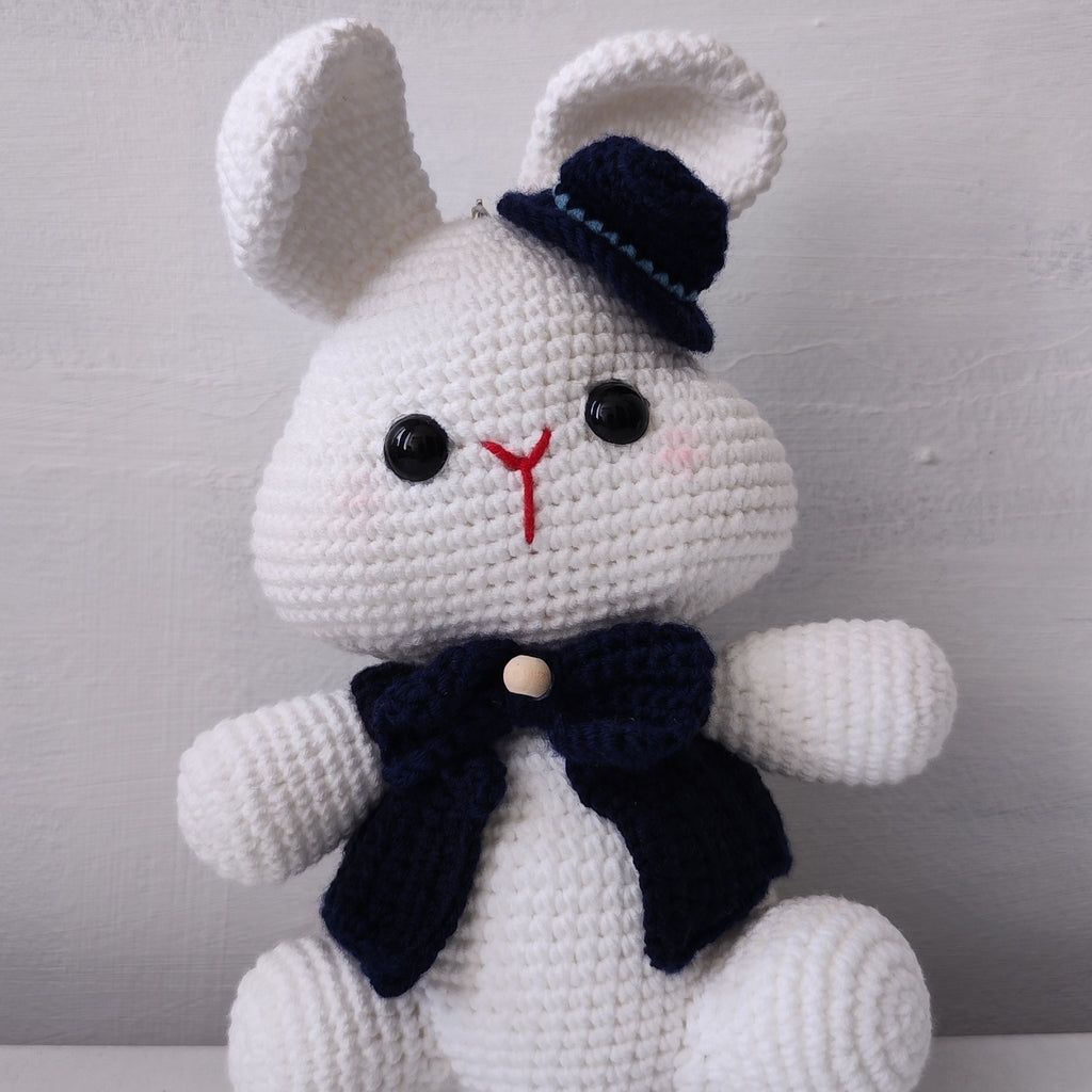 Rabbit Bunny Dressed Pendant Plushie Amigurumi