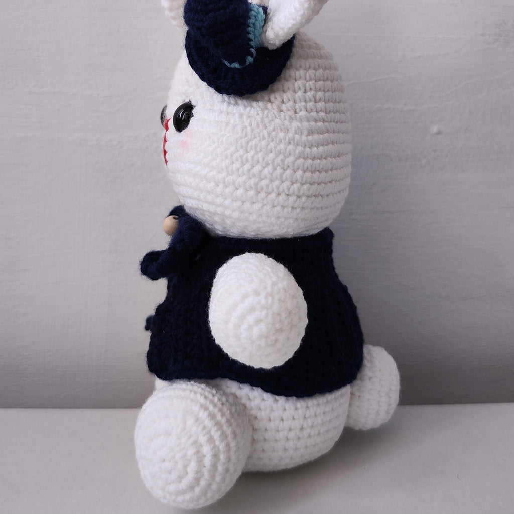 Rabbit Bunny Dressed Pendant Plushie Amigurumi