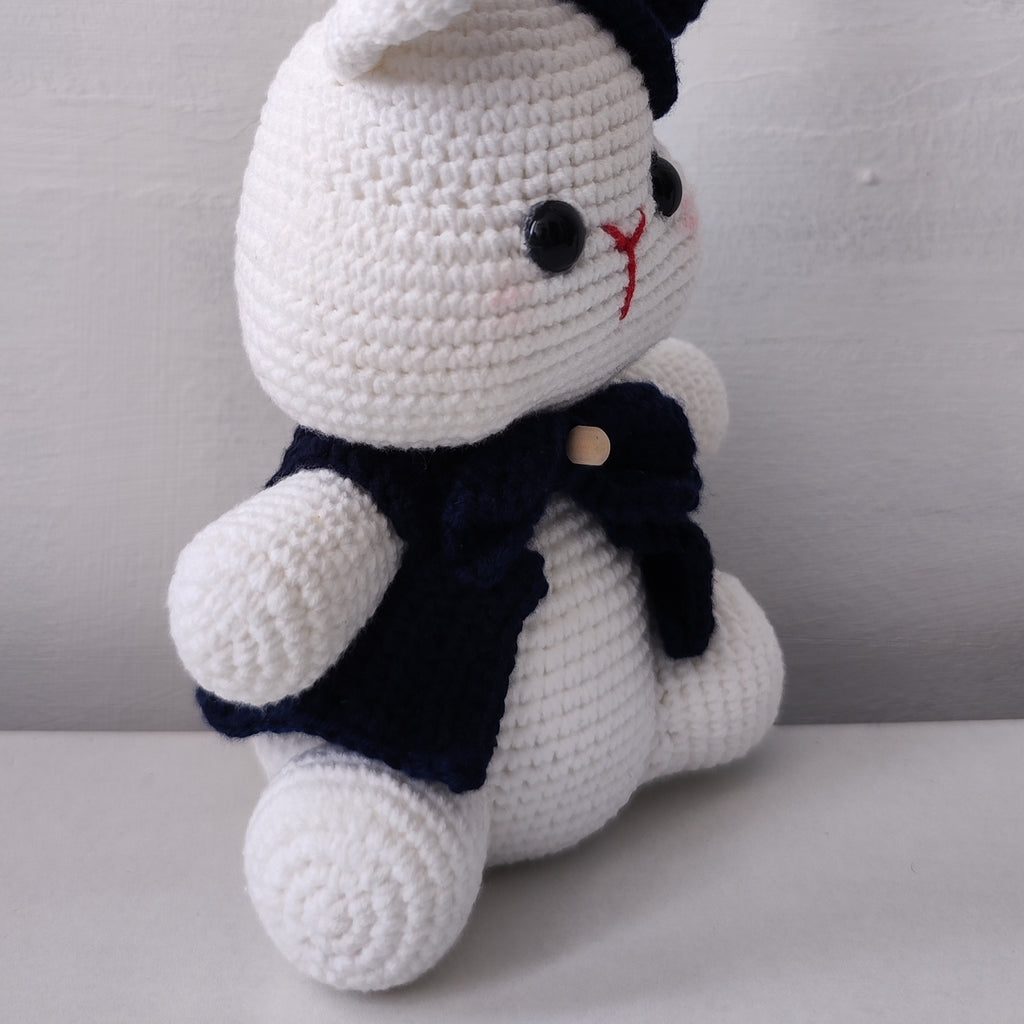 Rabbit Bunny Dressed Pendant Plushie Amigurumi
