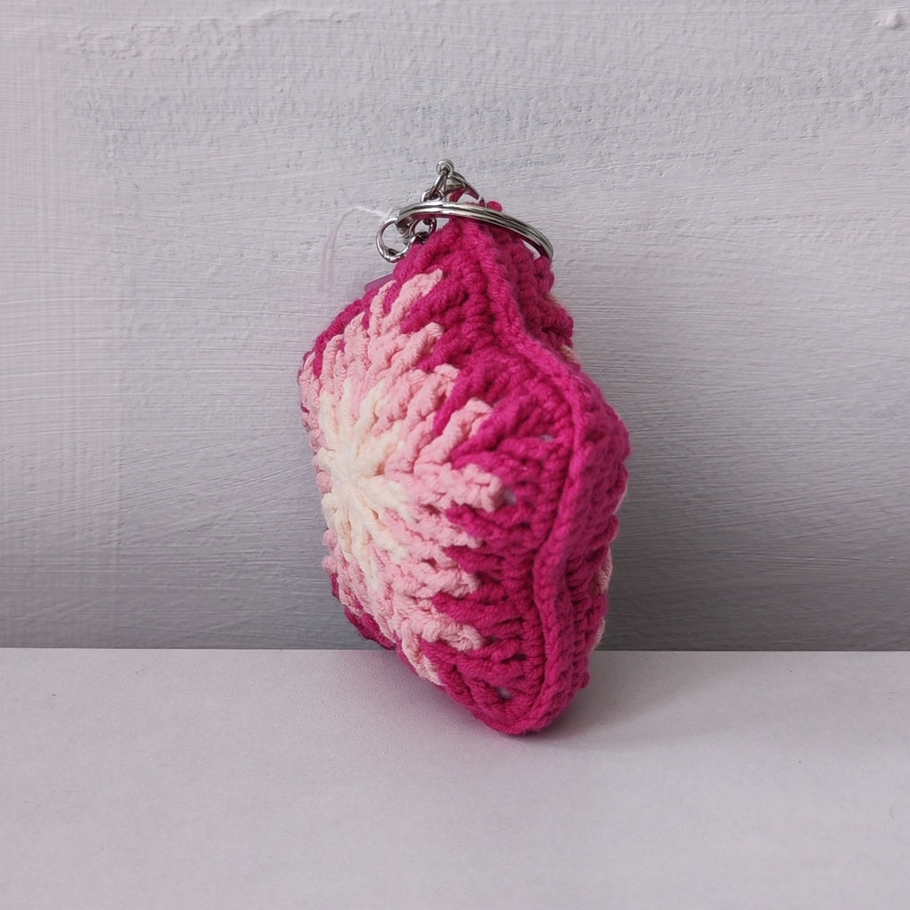 Pink Star Pendant Plushie Amigurumi