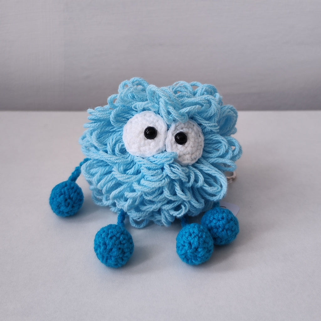 Curly Monster Pendant Plushie Amigurumi