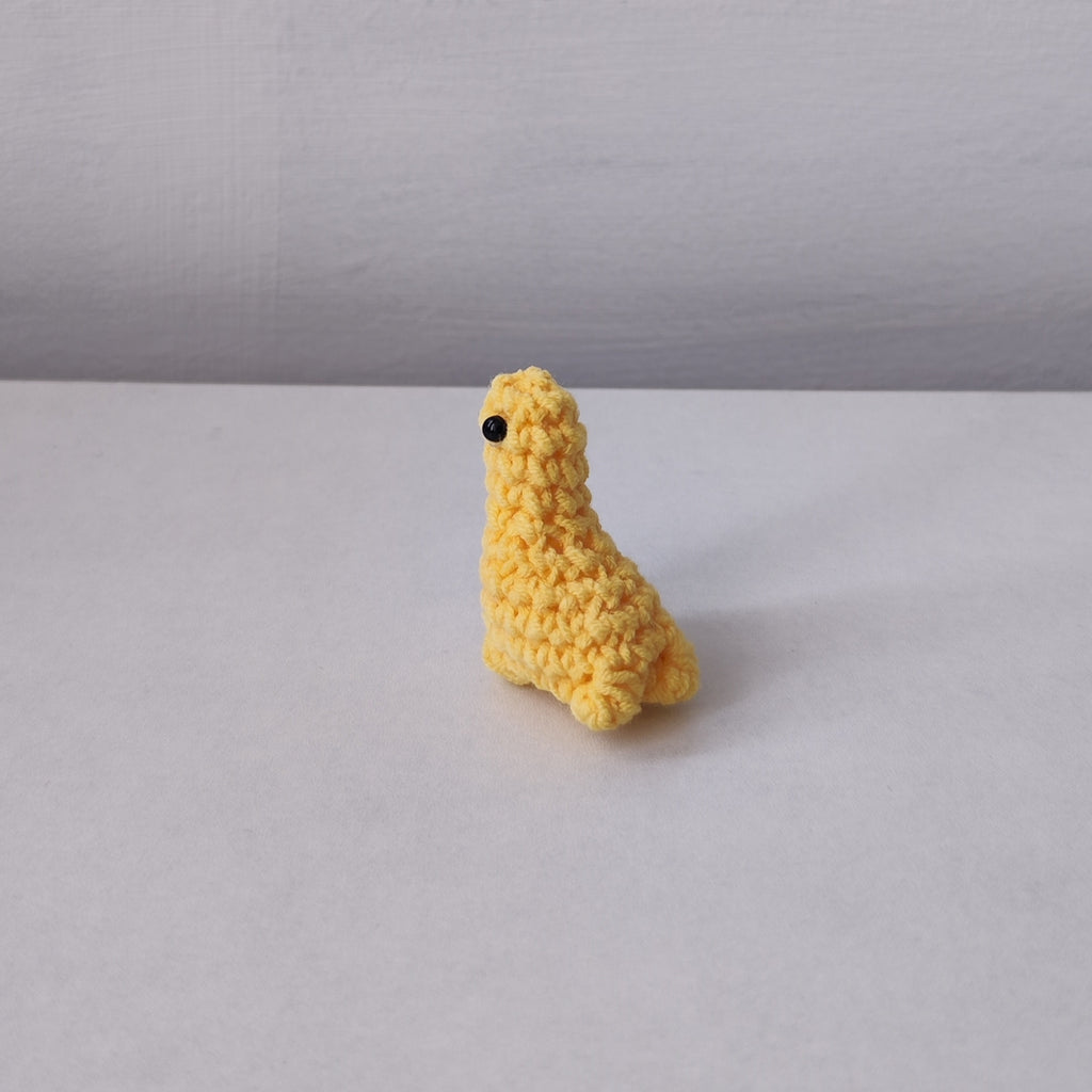 Mini Brontosaurus Dinosaur Pendant Plushie Amigurumi