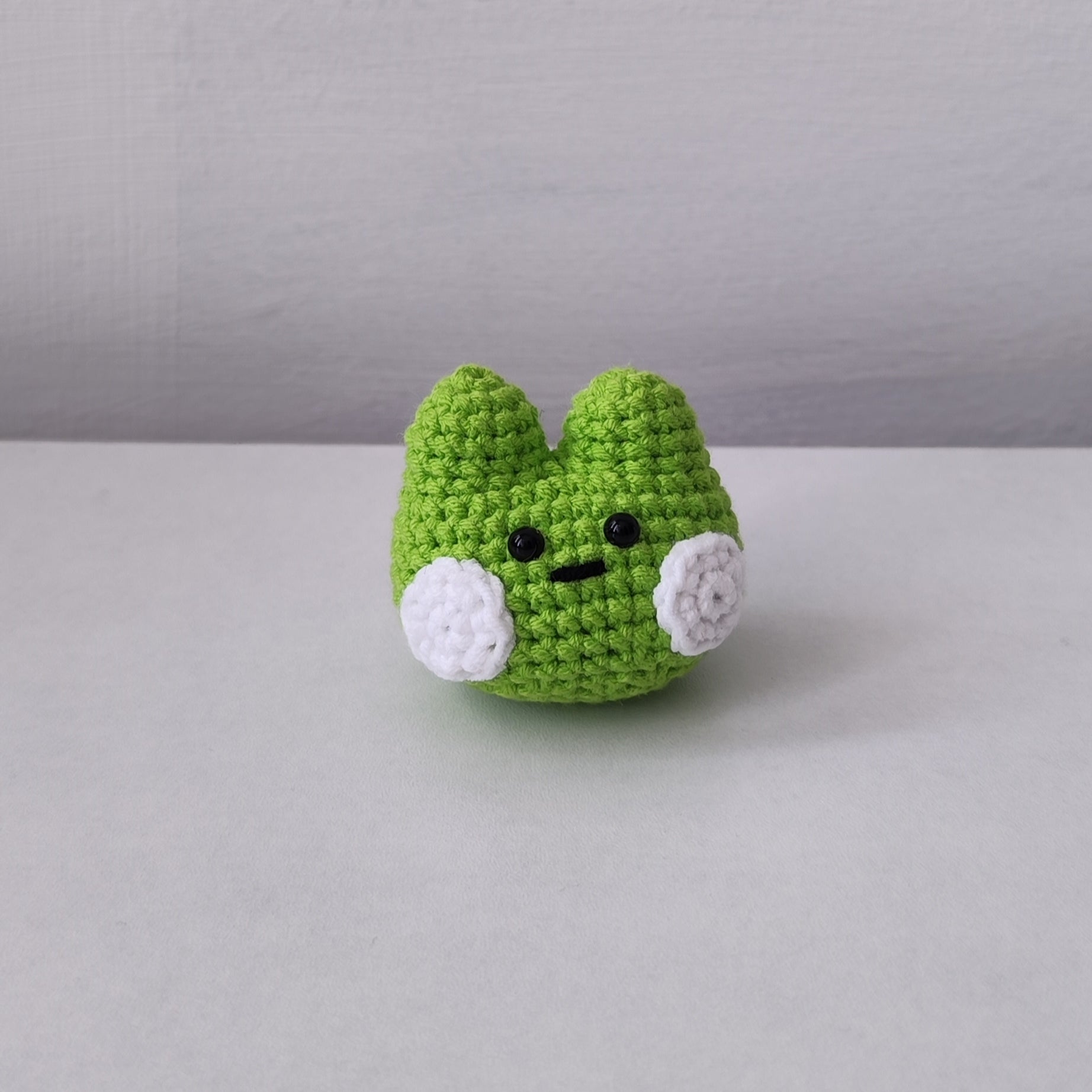 Green Rabbit Pendant Plushie Amigurumi