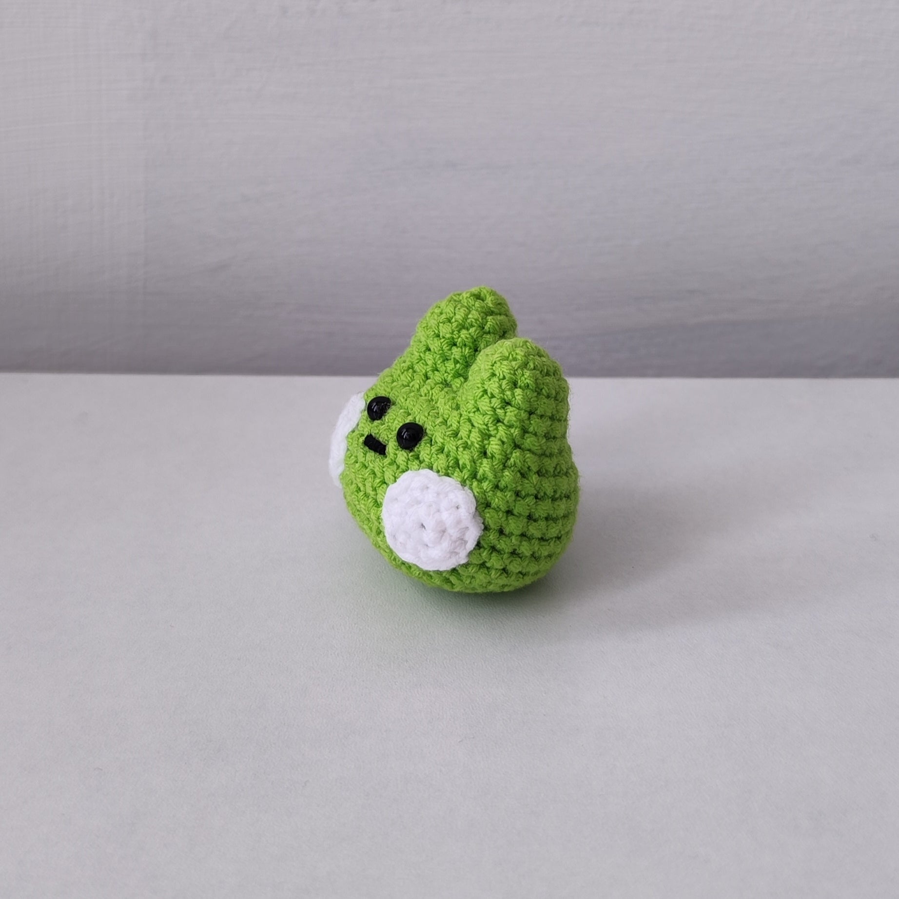 Green Rabbit Pendant Plushie Amigurumi