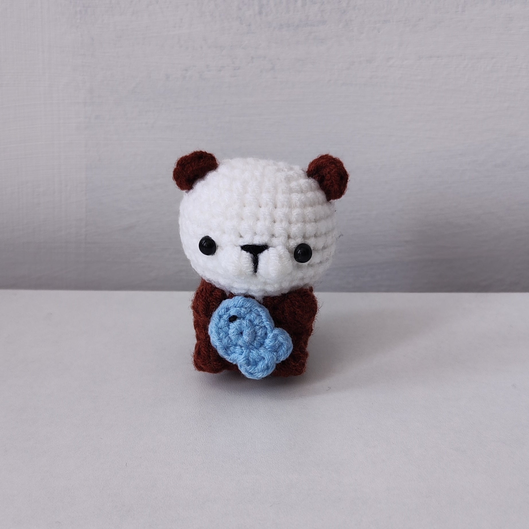 Otter With Fish Pendant Plushie Amigurumi