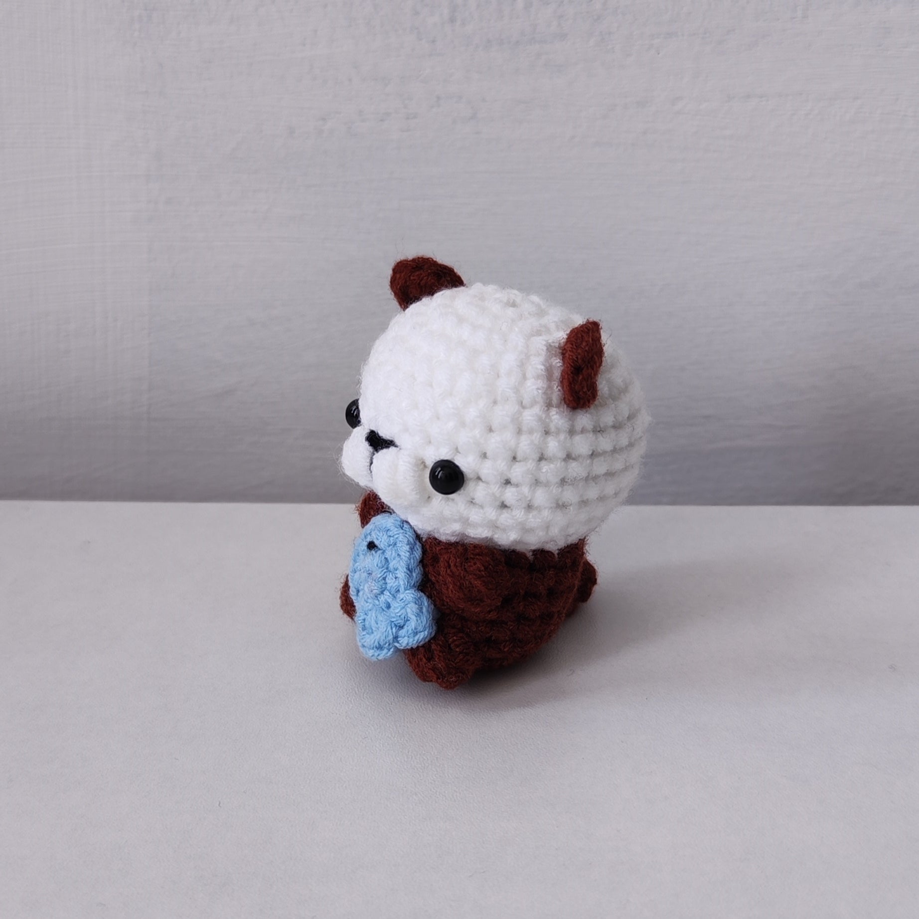Otter With Fish Pendant Plushie Amigurumi
