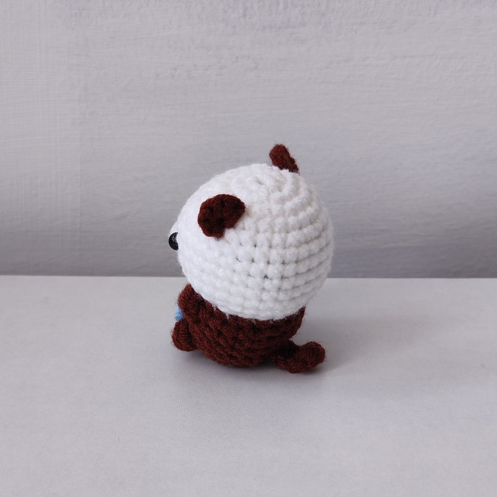 Otter With Fish Pendant Plushie Amigurumi