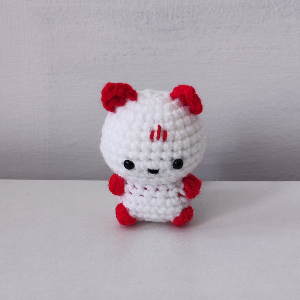 Fox Pendant Plushie Amigurumi