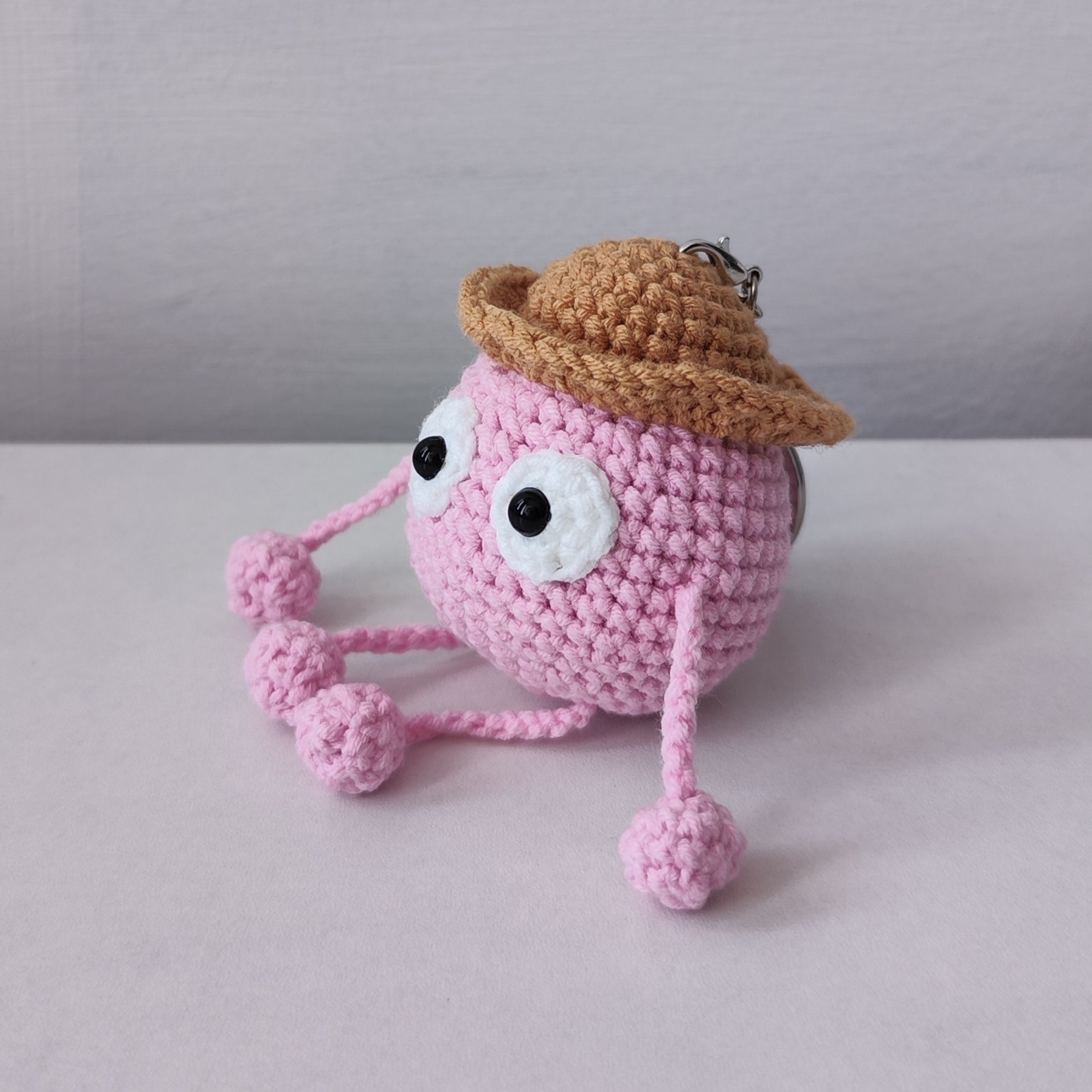 Black Ball Pendant Plushie Amigurumi