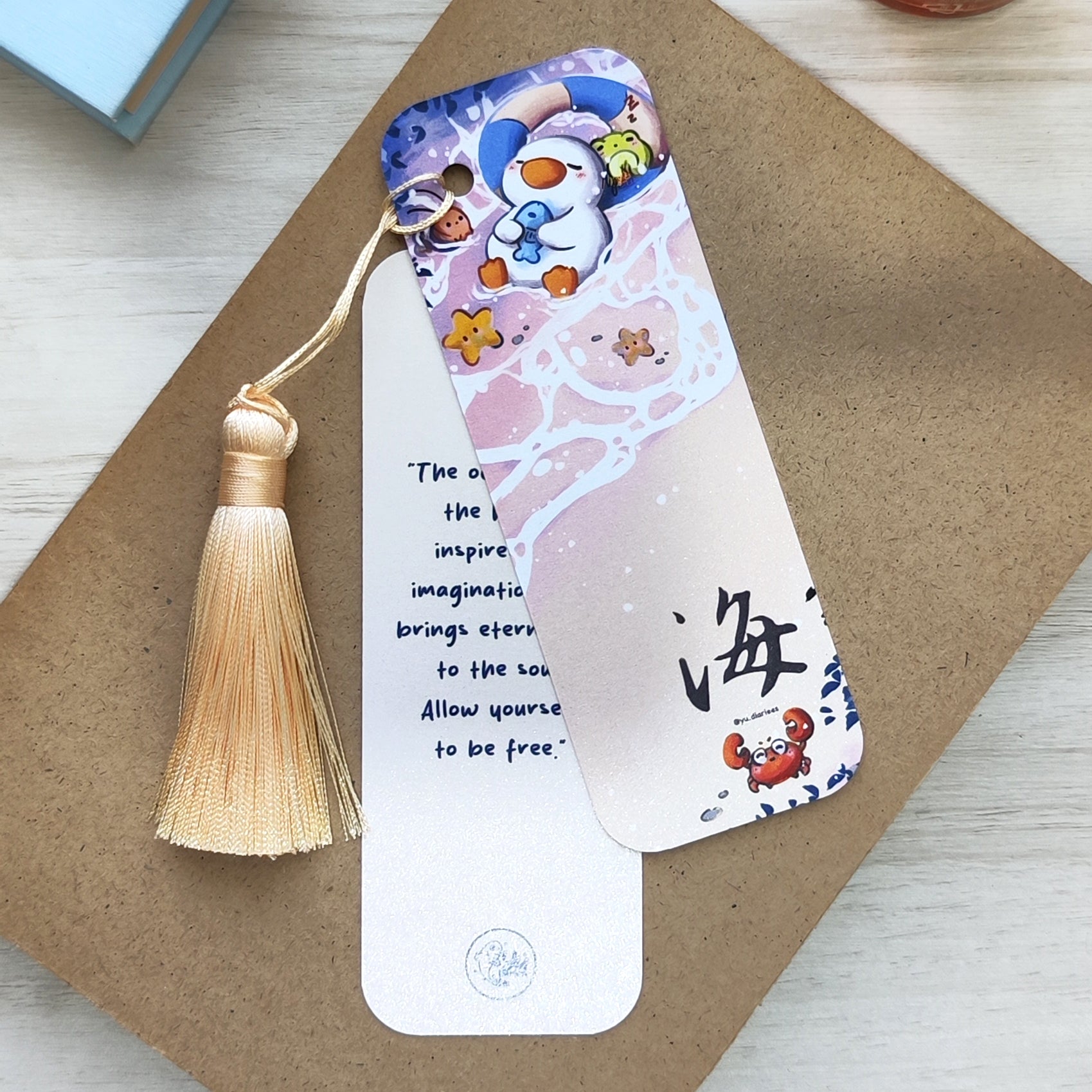 By The Ocean Bookmark