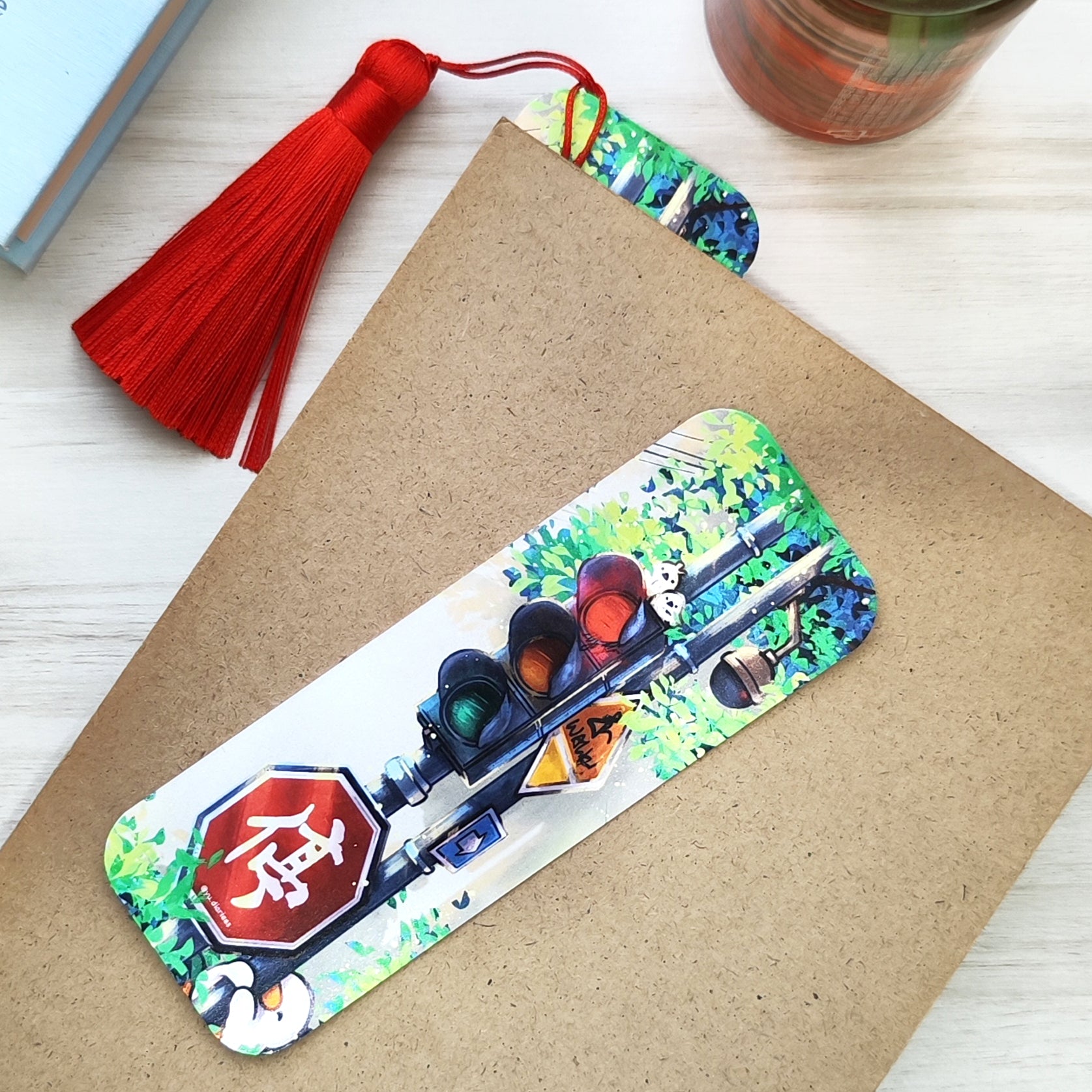 Traffic Light - Stop Bookmark