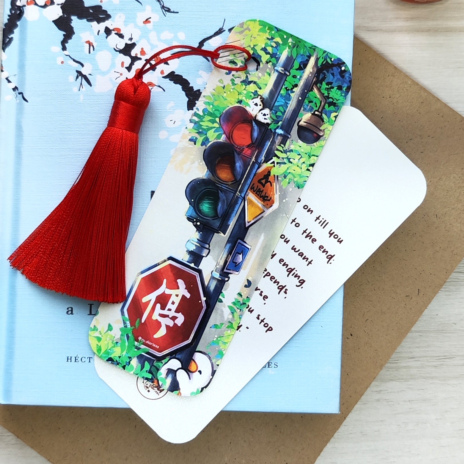 Traffic Light - Stop Bookmark