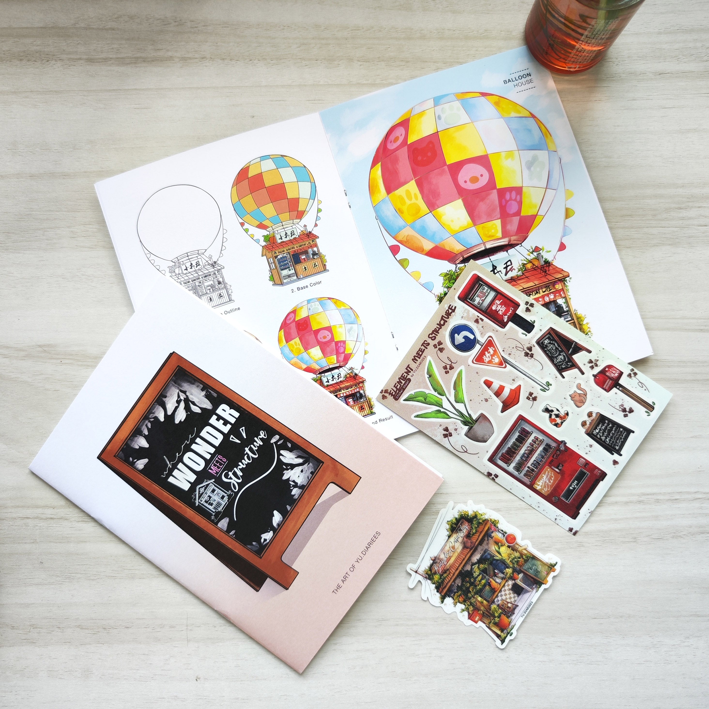 Where Wonder Meets Structures Zine Art Book