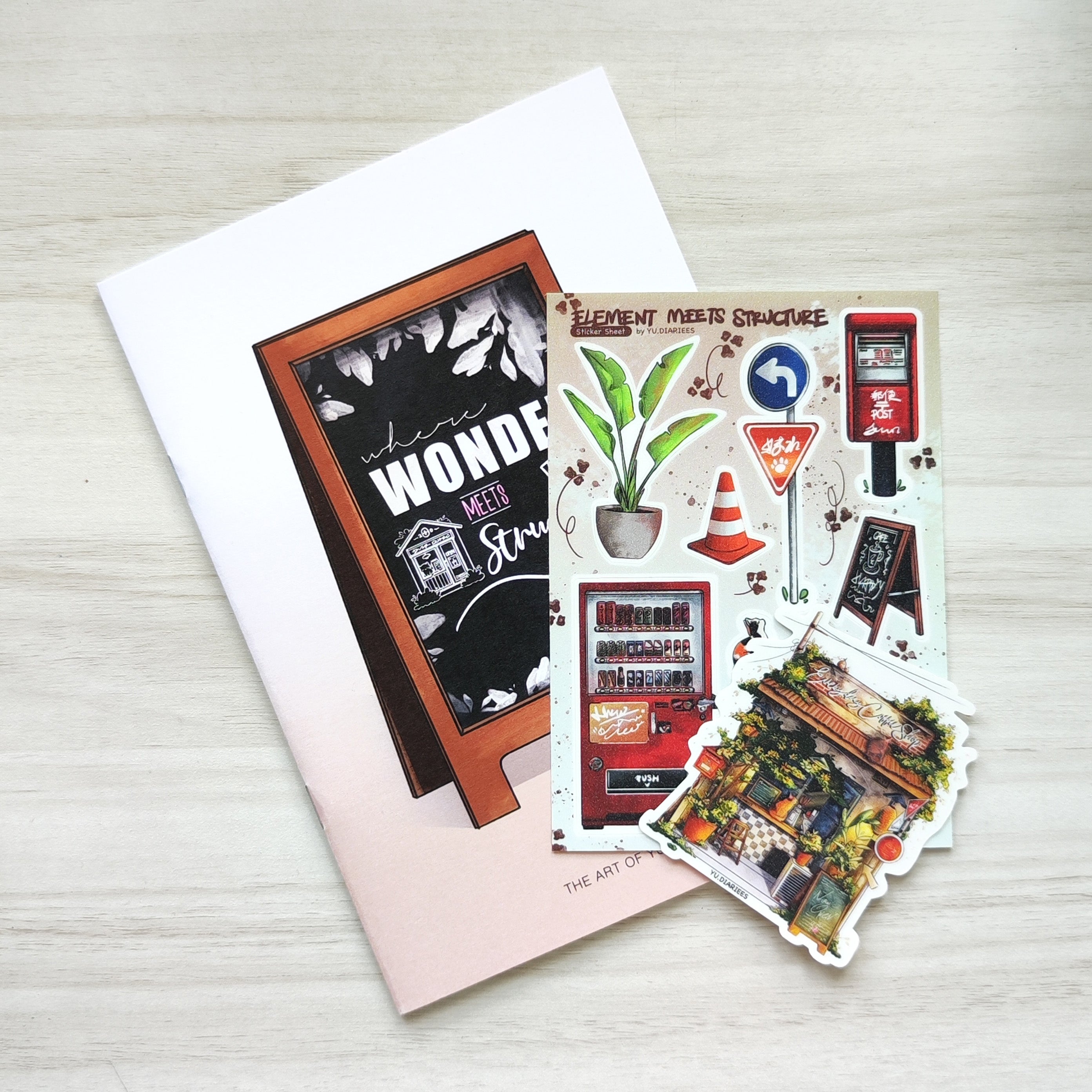 Where Wonder Meets Structures Zine Art Book