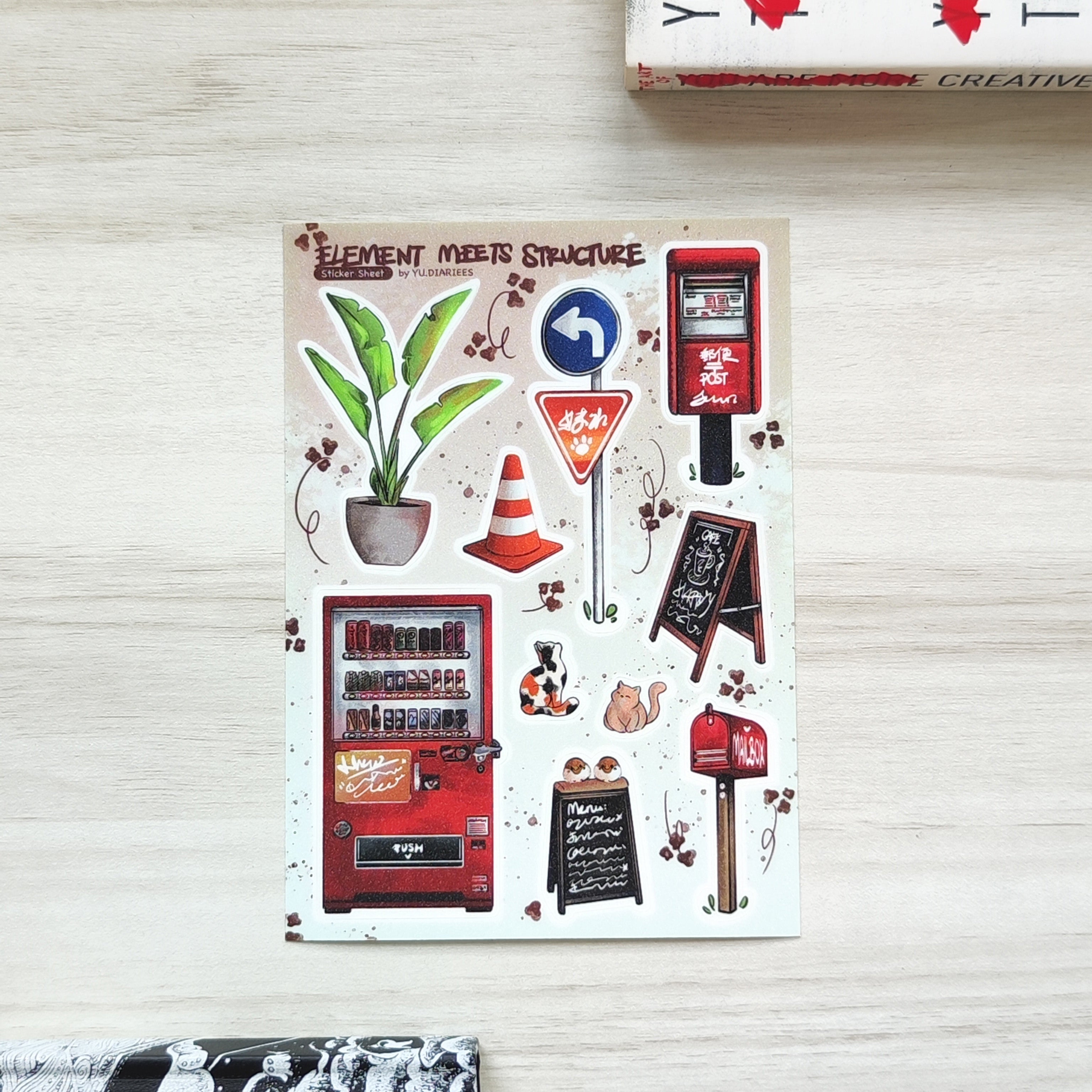 Element Meets Structures Sticker Sheet