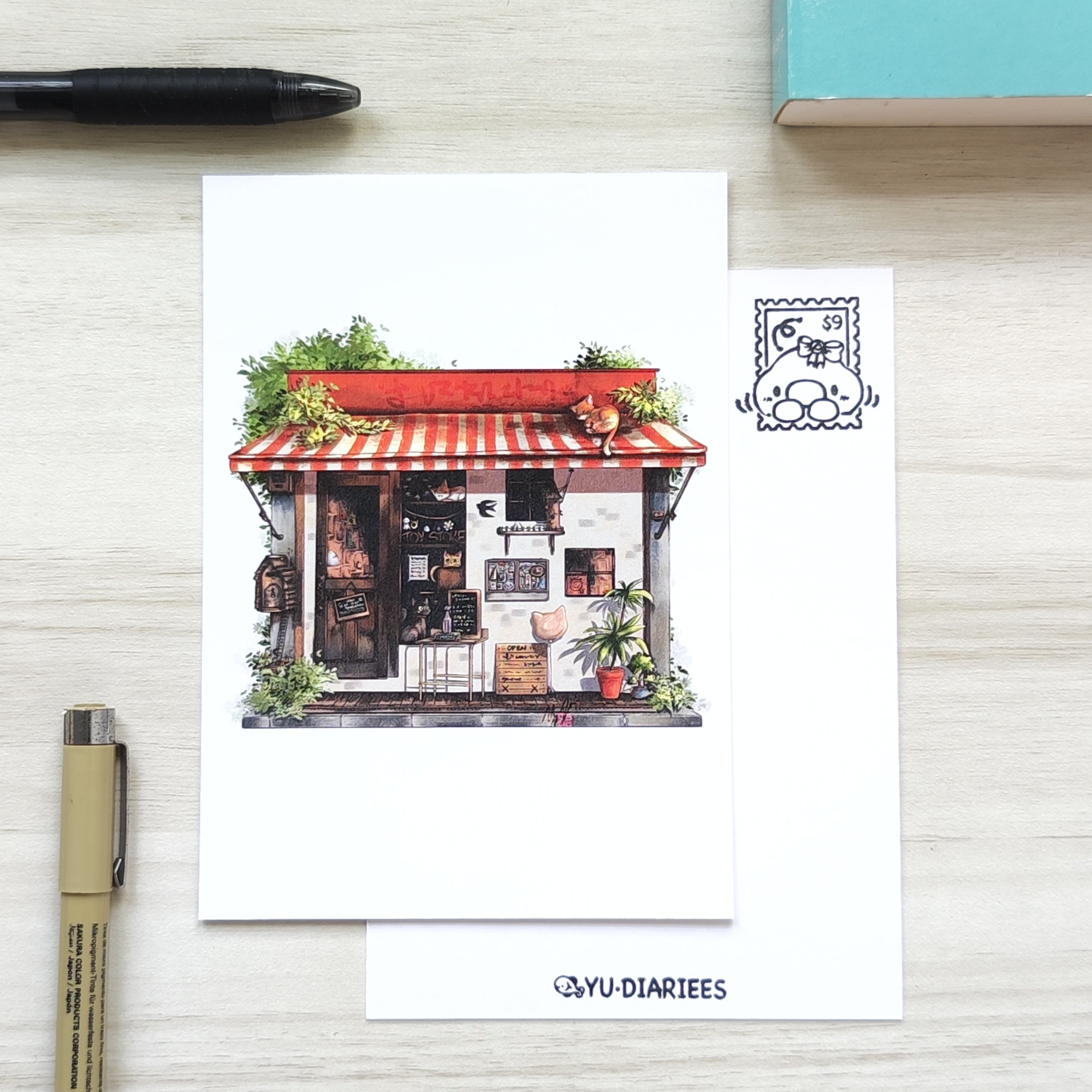 Toystore Shop Postcard