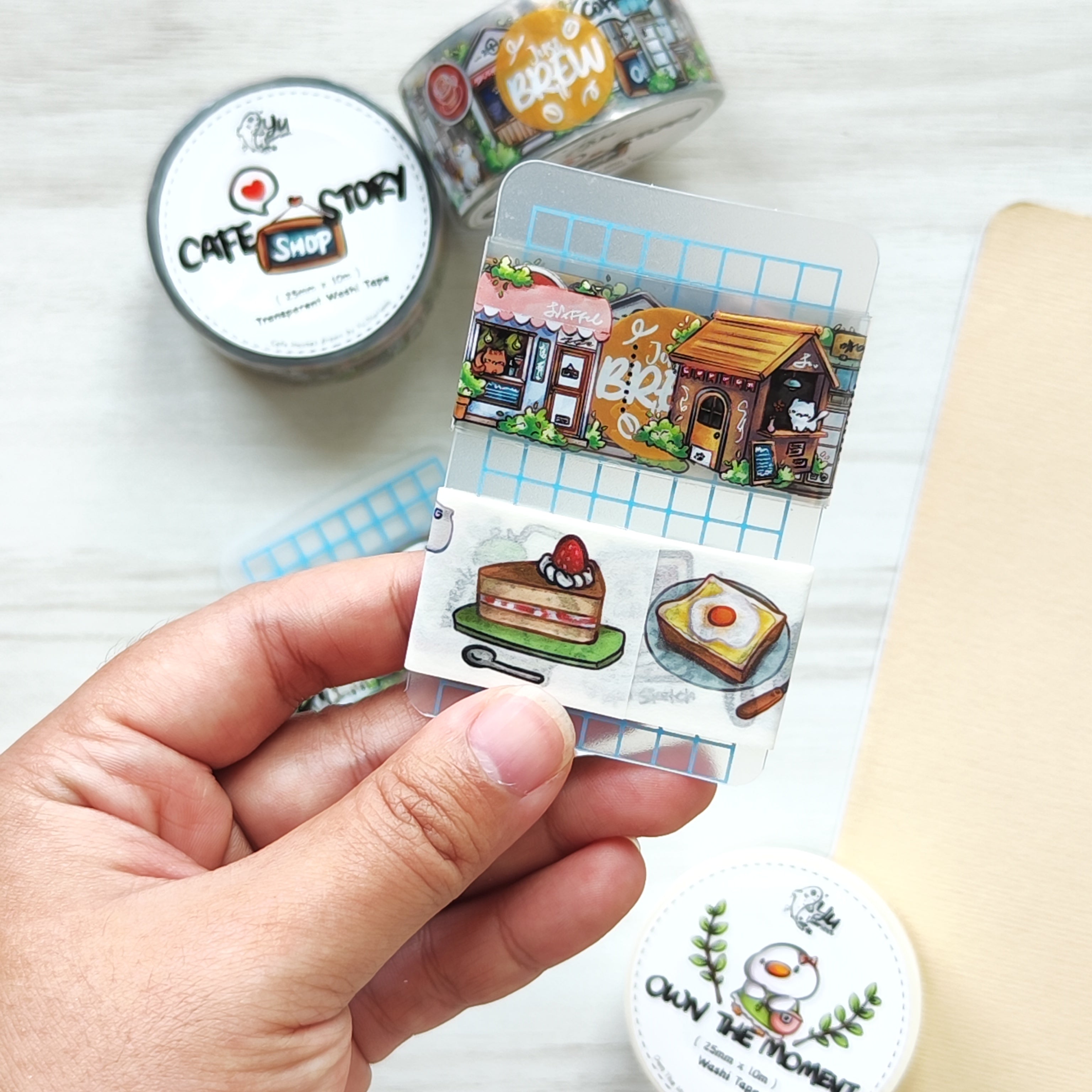 Cafe House & Own Moments Washi Tape Sampler