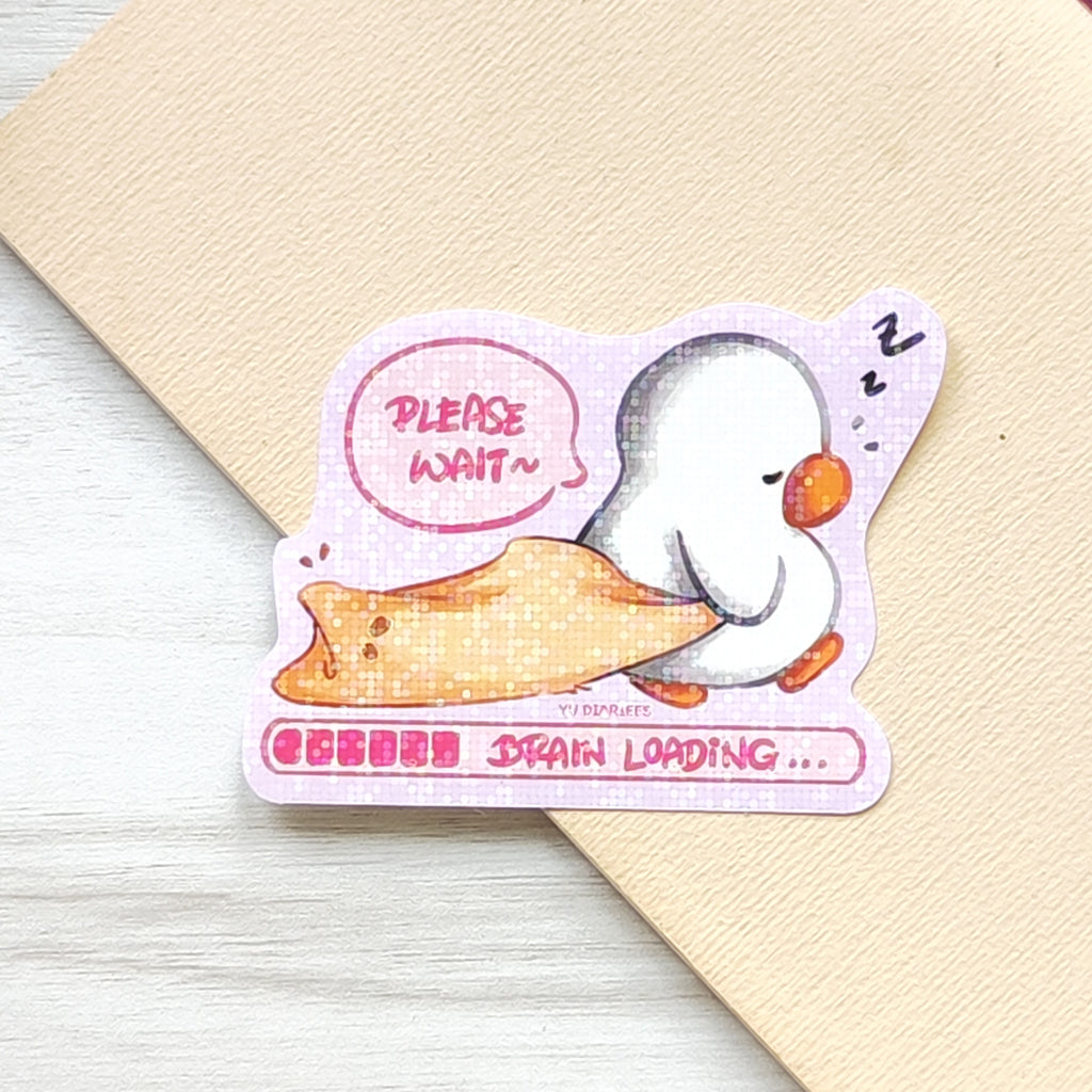 Brain Loading Sticker Flake