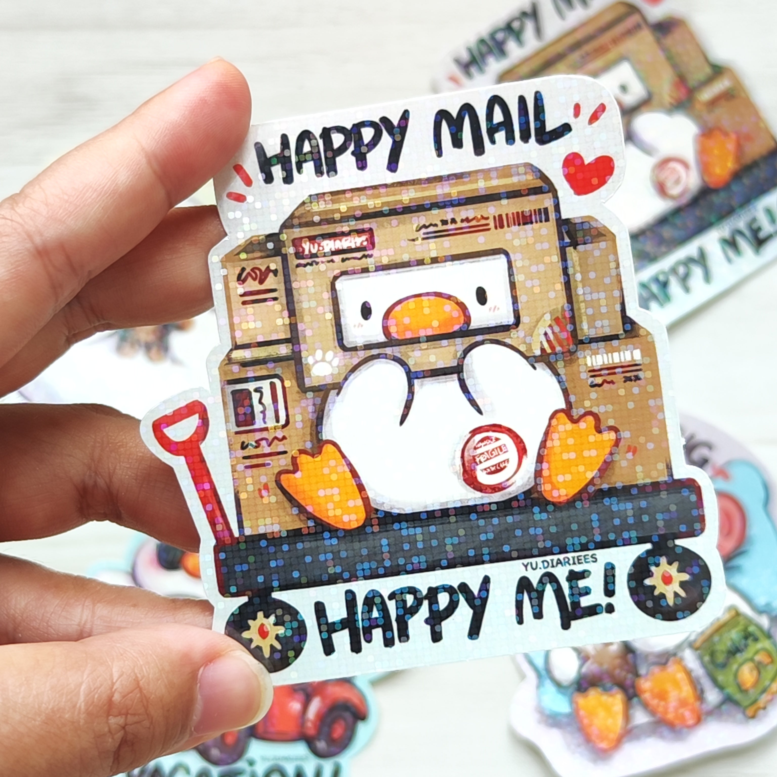 Happy Mail Happy Me Sticker Flake