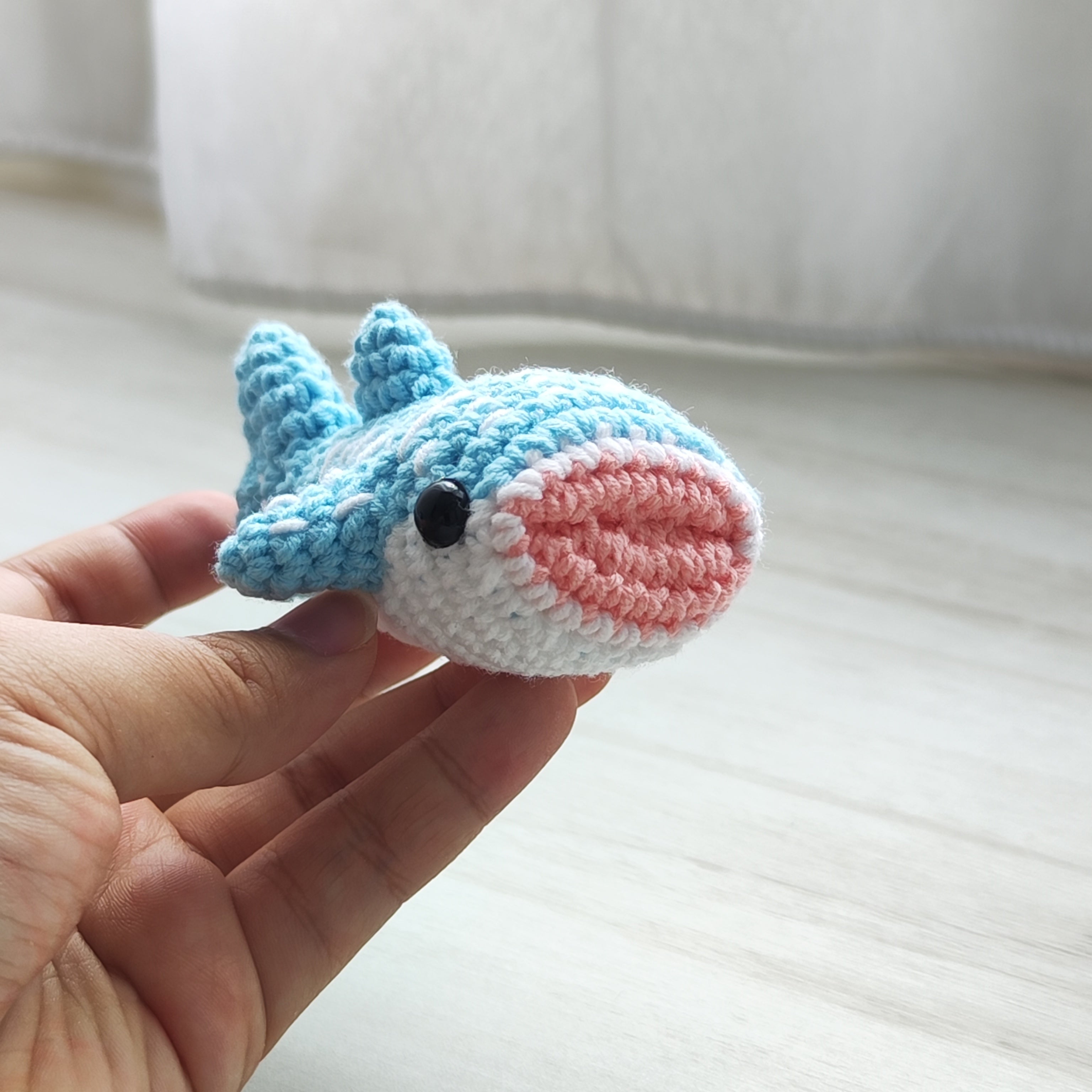 Whale Shark Pendant Plushie Amigurumi