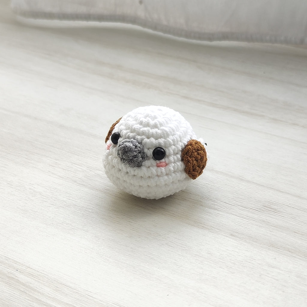 Snow Bird Pendant Plushie Amigurumi