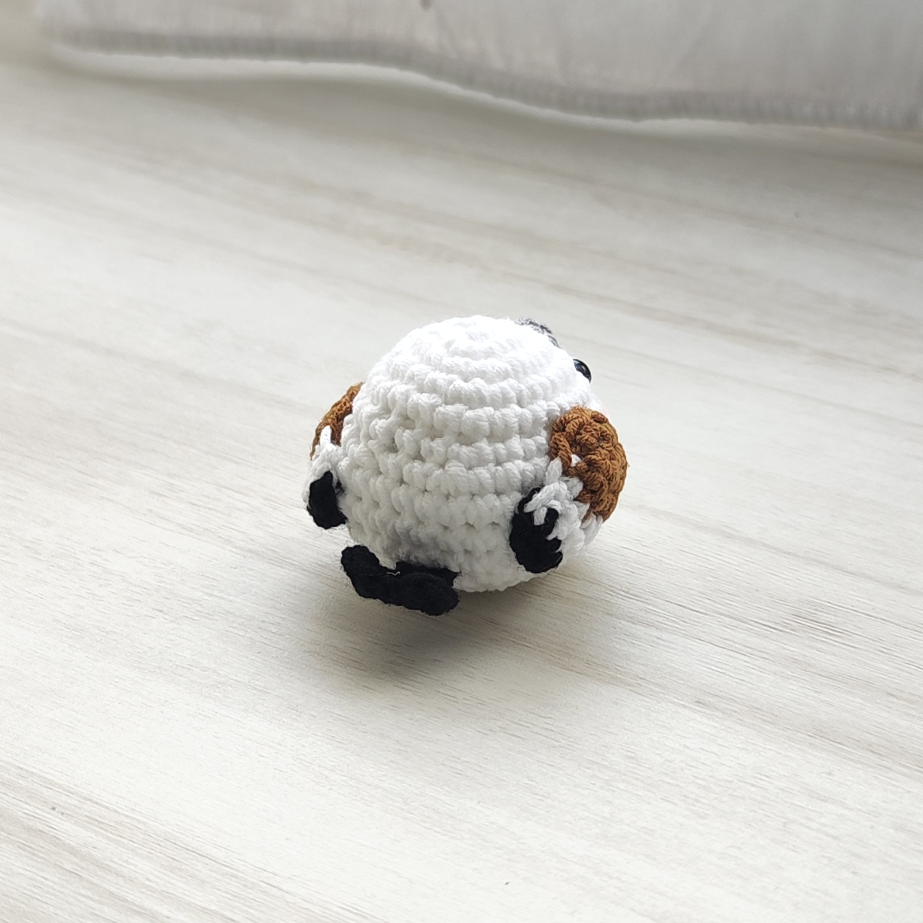 Snow Bird Pendant Plushie Amigurumi