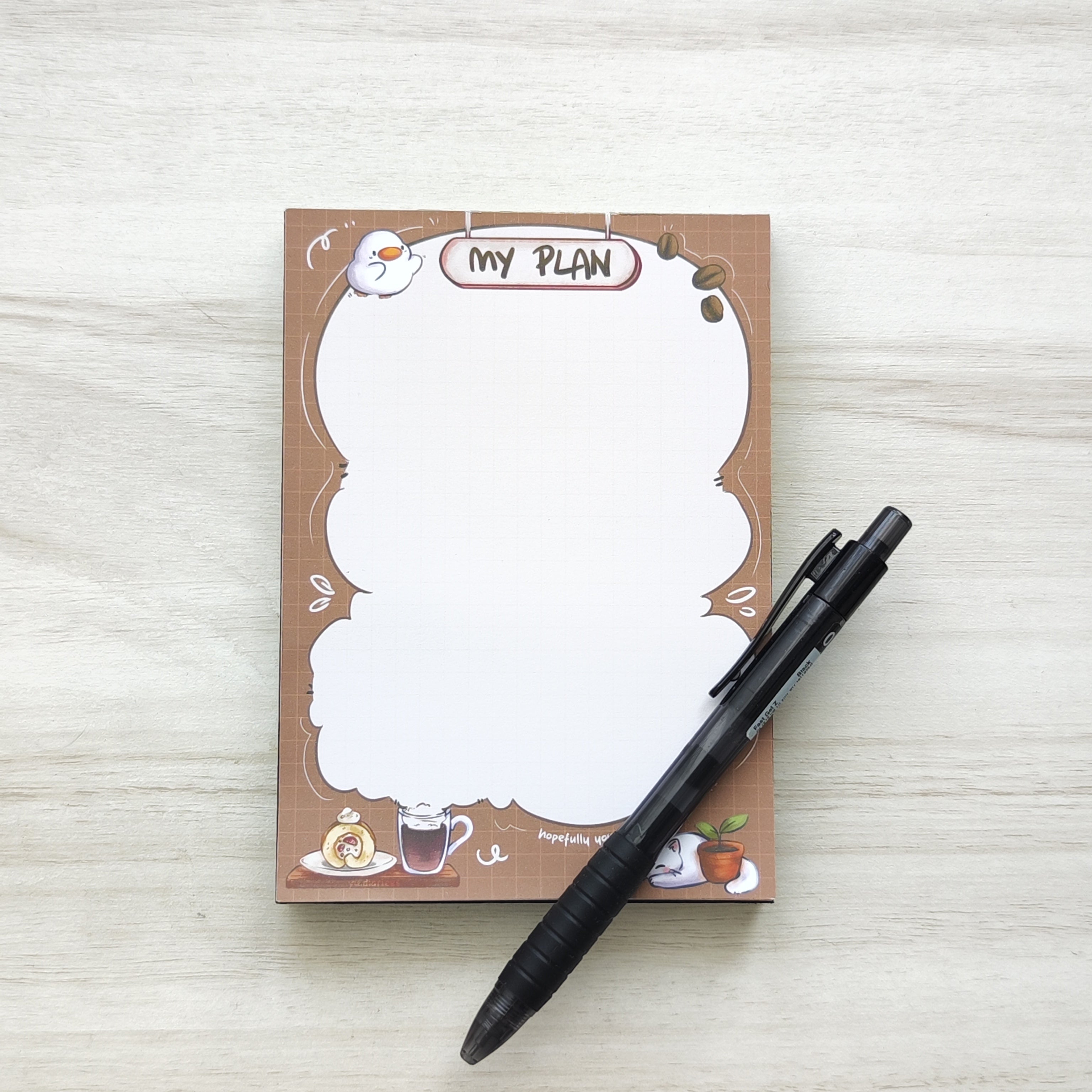 My Plan - Hopefully You Don't Procrastinate Notepad