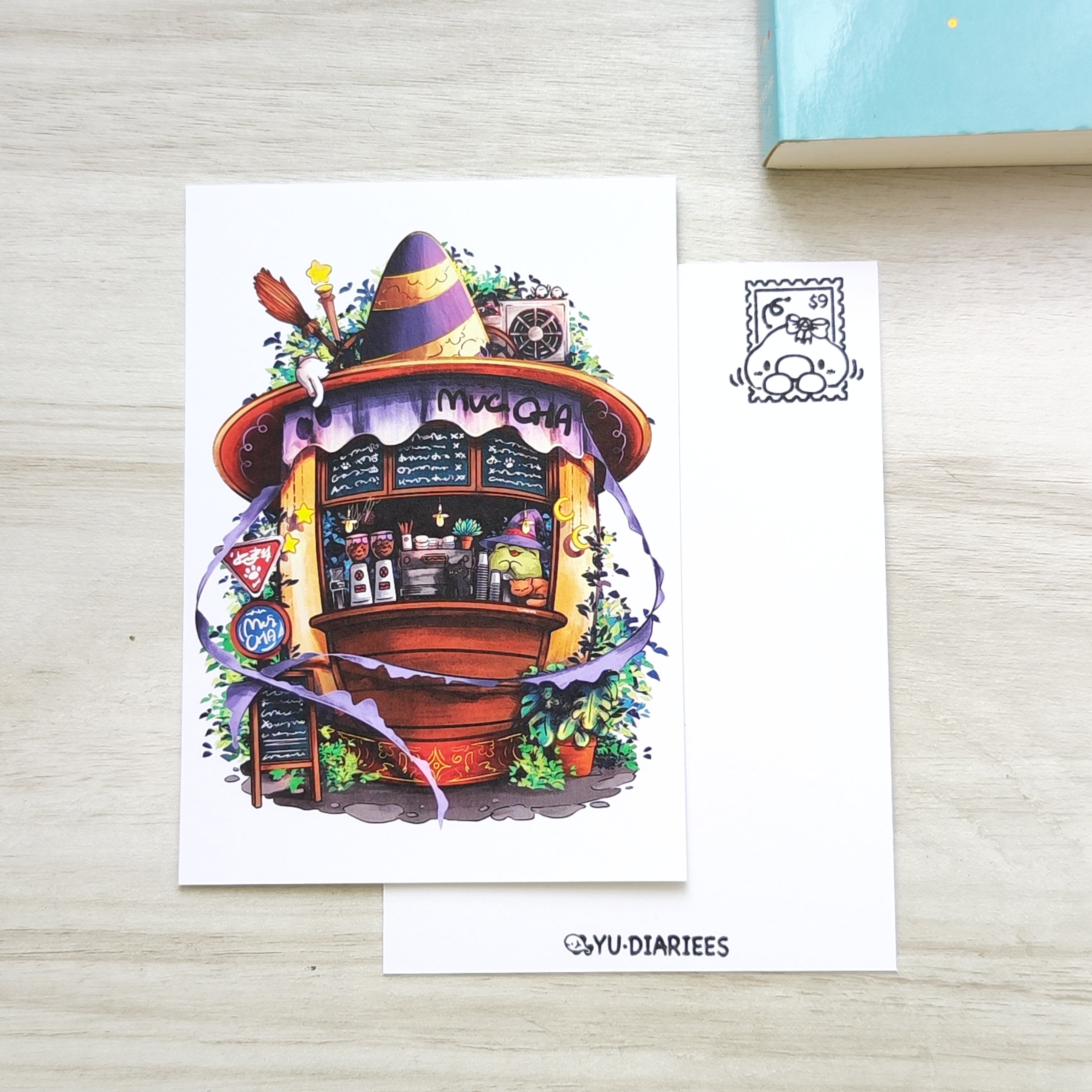 MugCha Cafe House Postcard