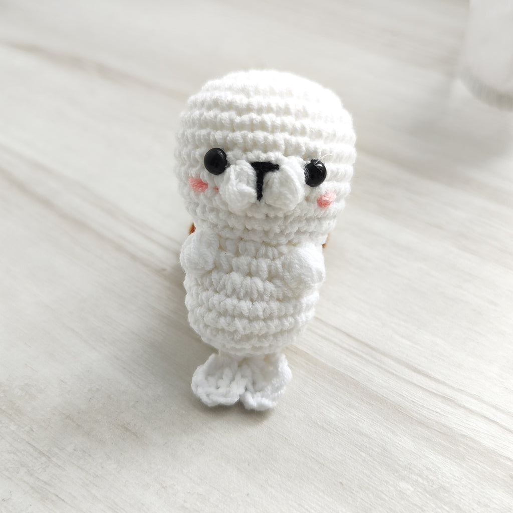 Seal Baby Pendant Plushie Amigurumi