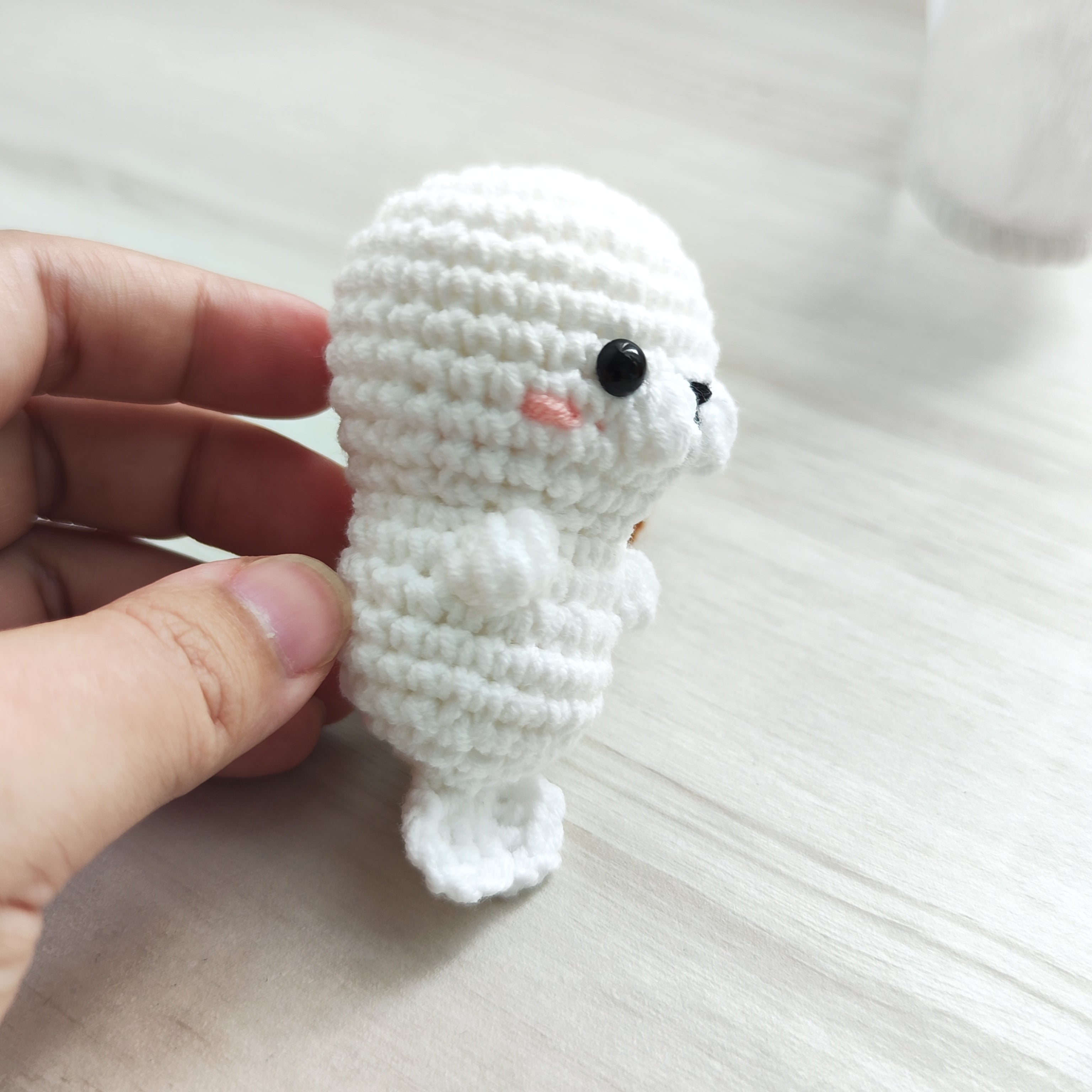 Seal Baby Pendant Plushie Amigurumi