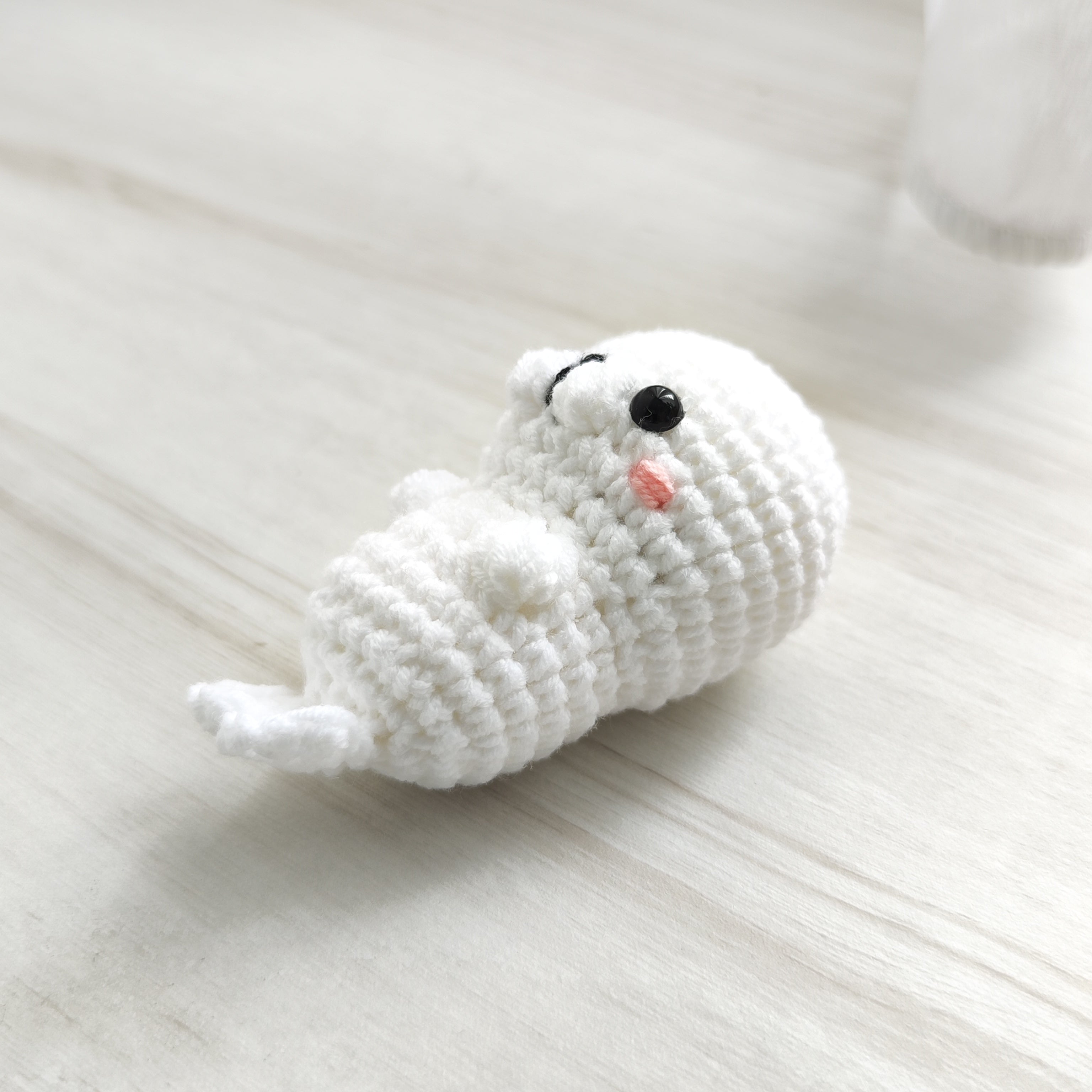 Seal Baby Pendant Plushie Amigurumi