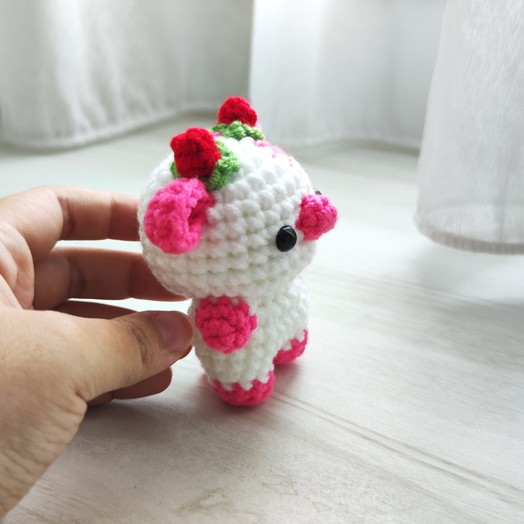 Cow Pendant Plushie Amigurumi