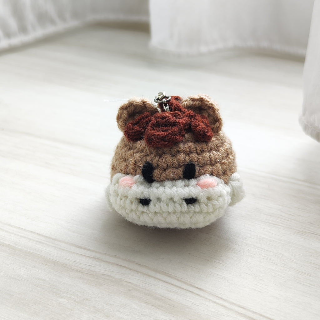 Round Horse Pendant Plushie Amigurumi