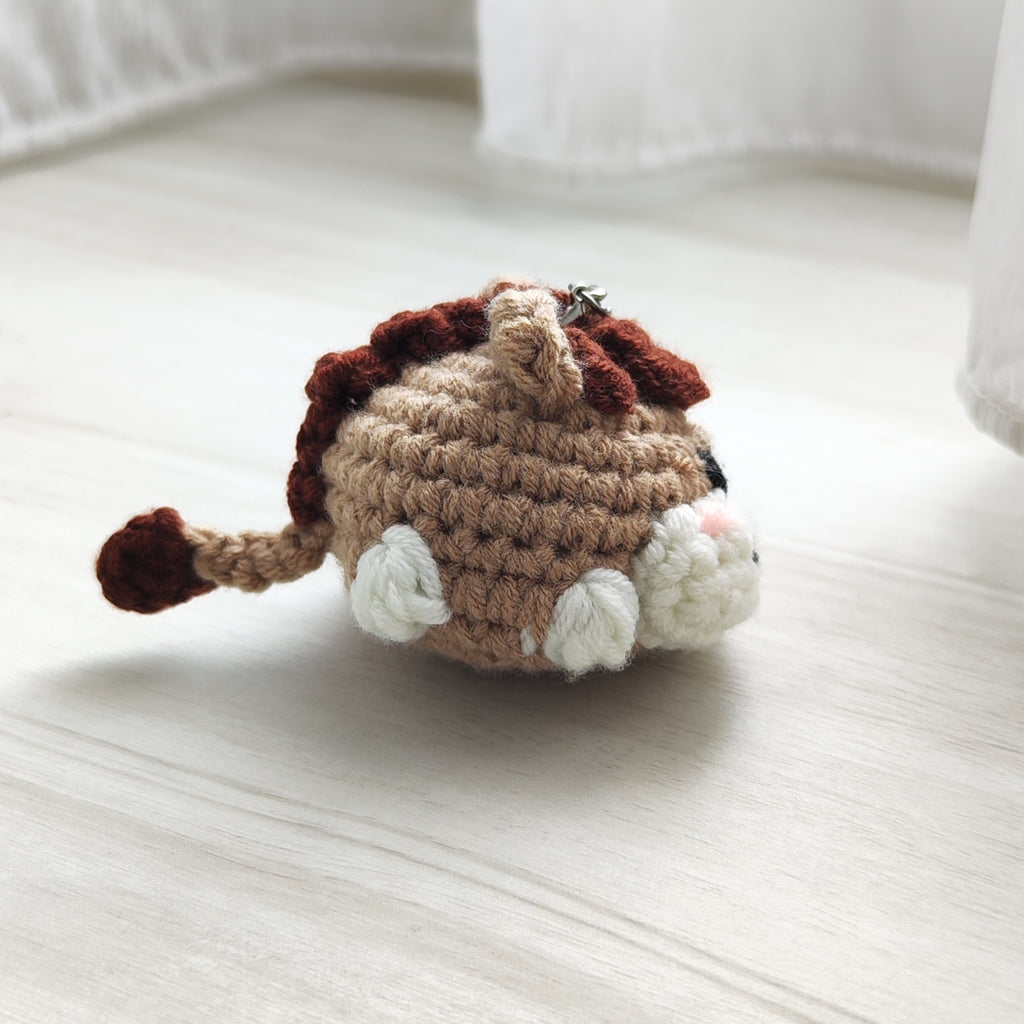 Round Horse Pendant Plushie Amigurumi