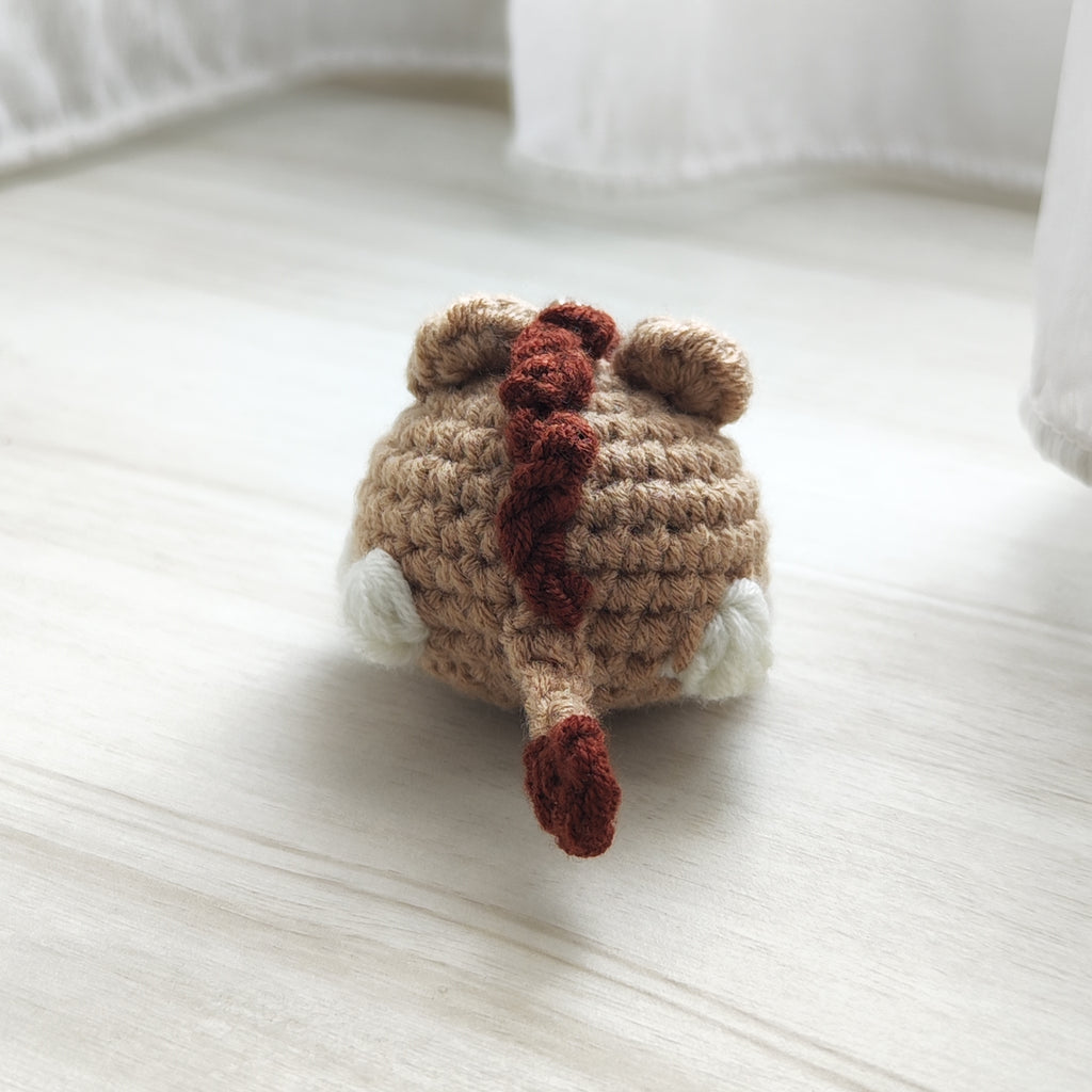Round Horse Pendant Plushie Amigurumi