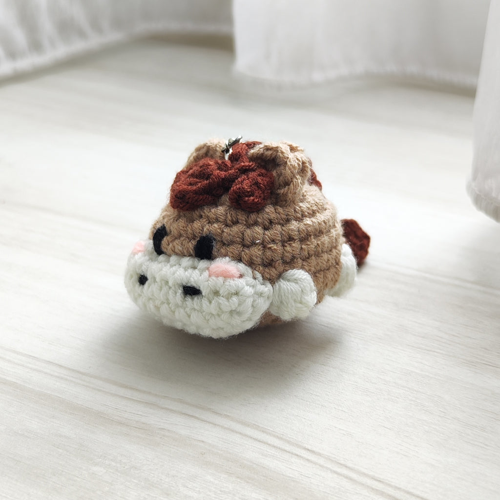 Round Horse Pendant Plushie Amigurumi