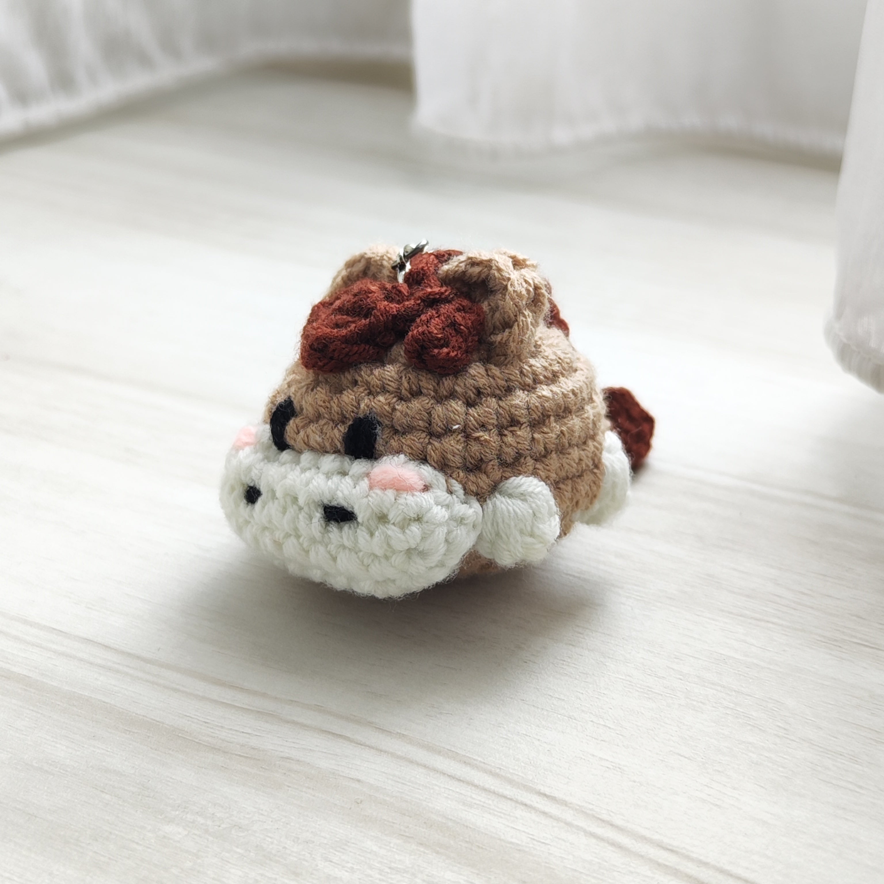 Round Horse Pendant Plushie Amigurumi