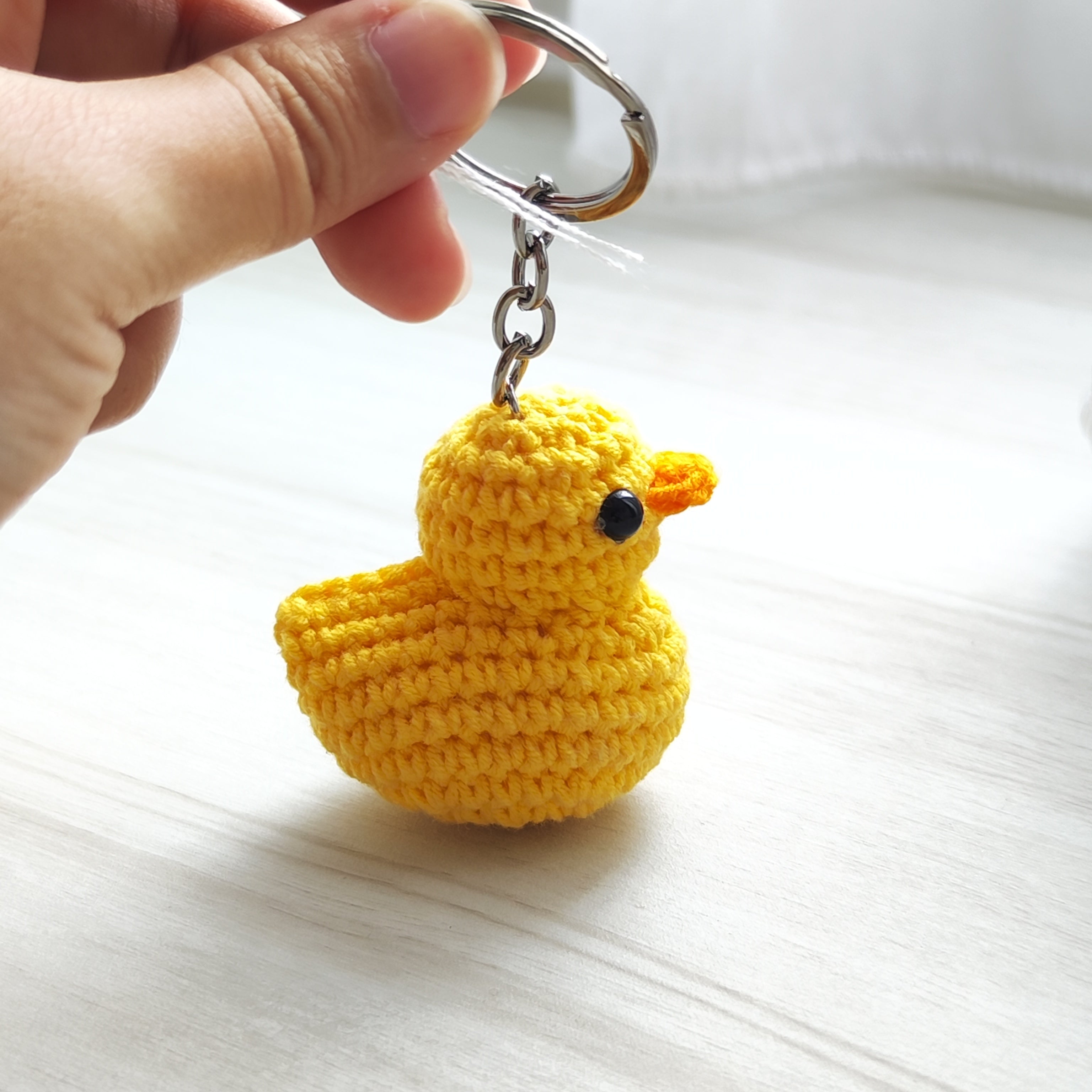 Small Duck Pendant Plushie Amigurumi