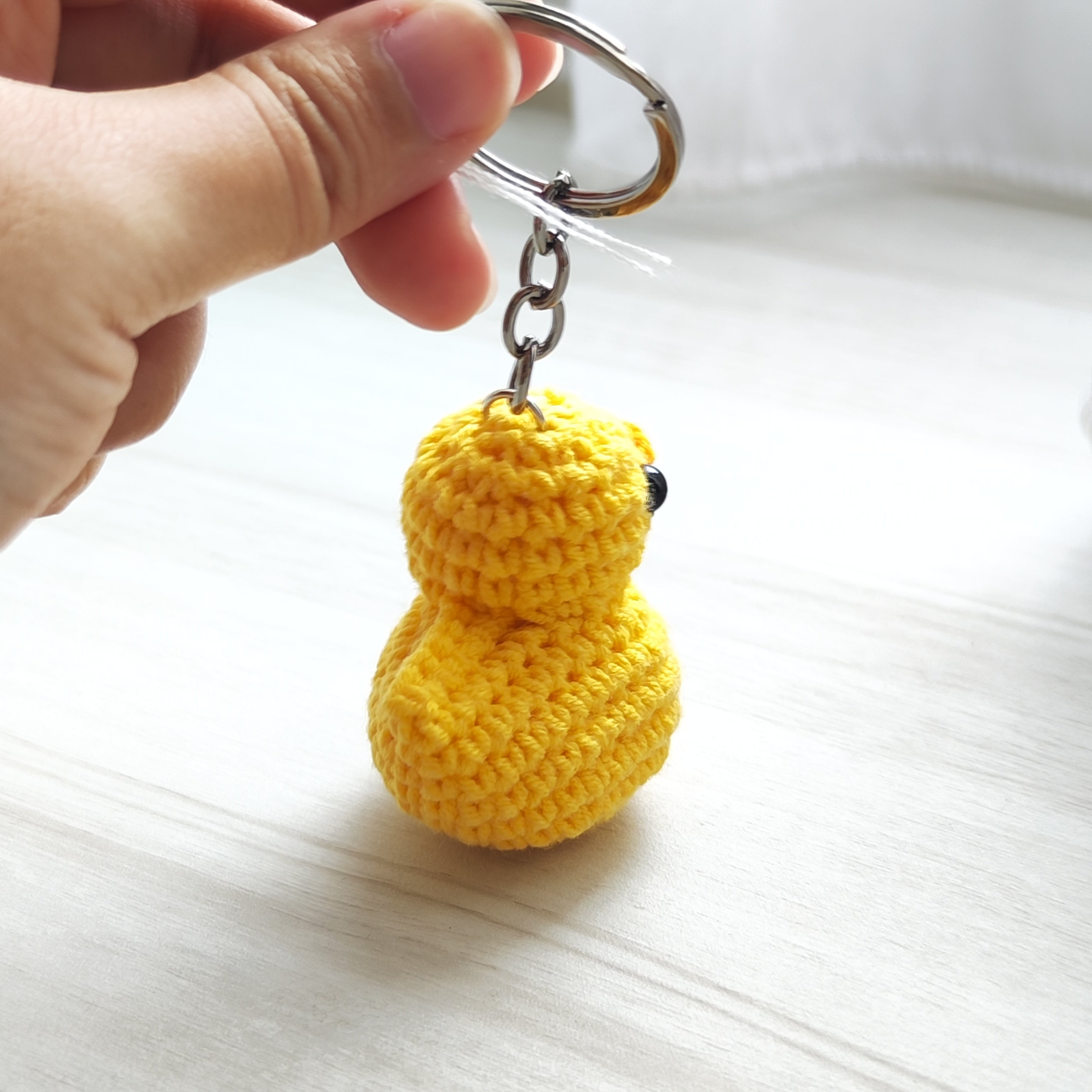 Small Duck Pendant Plushie Amigurumi