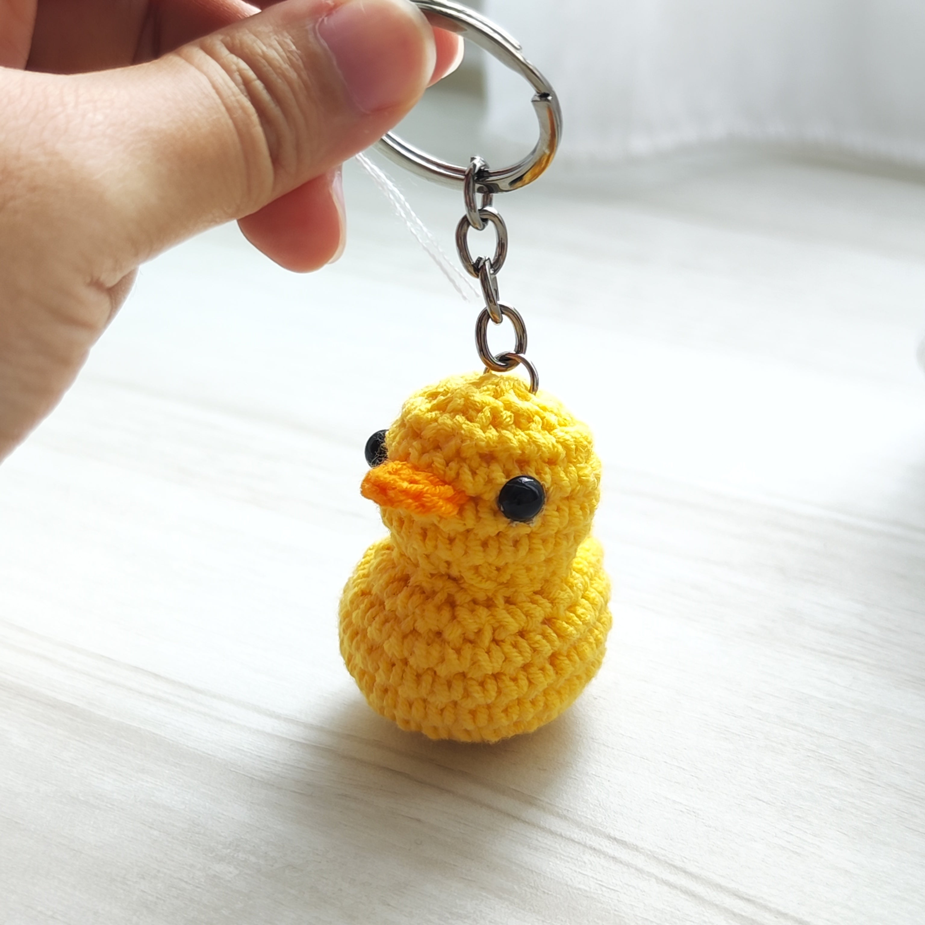 Small Duck Pendant Plushie Amigurumi