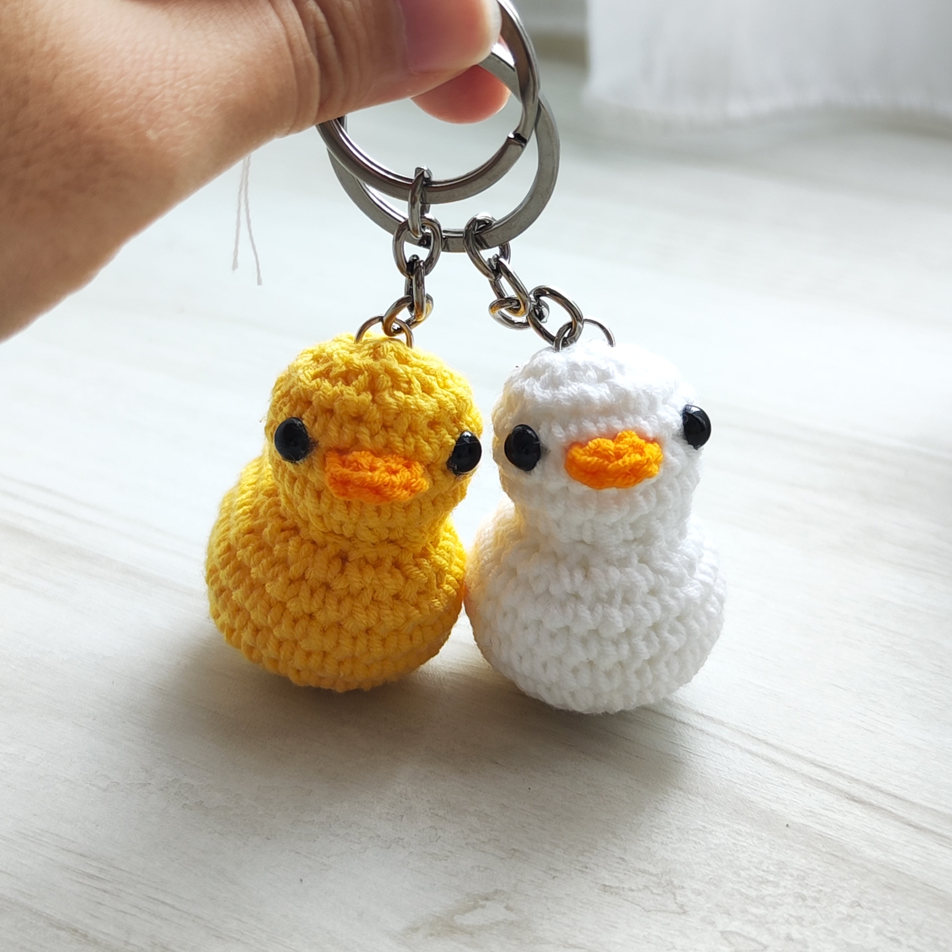 Small Duck Pendant Plushie Amigurumi