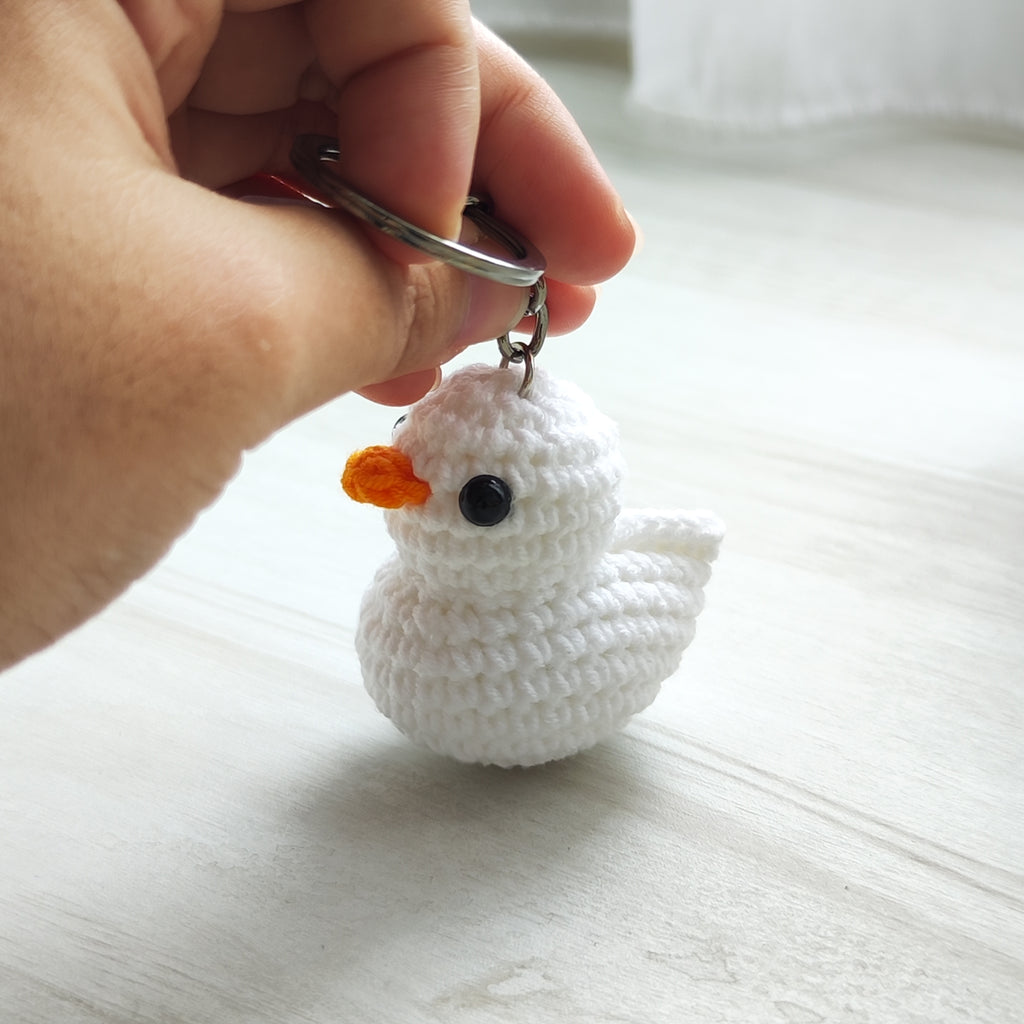 Small Duck Pendant Plushie Amigurumi
