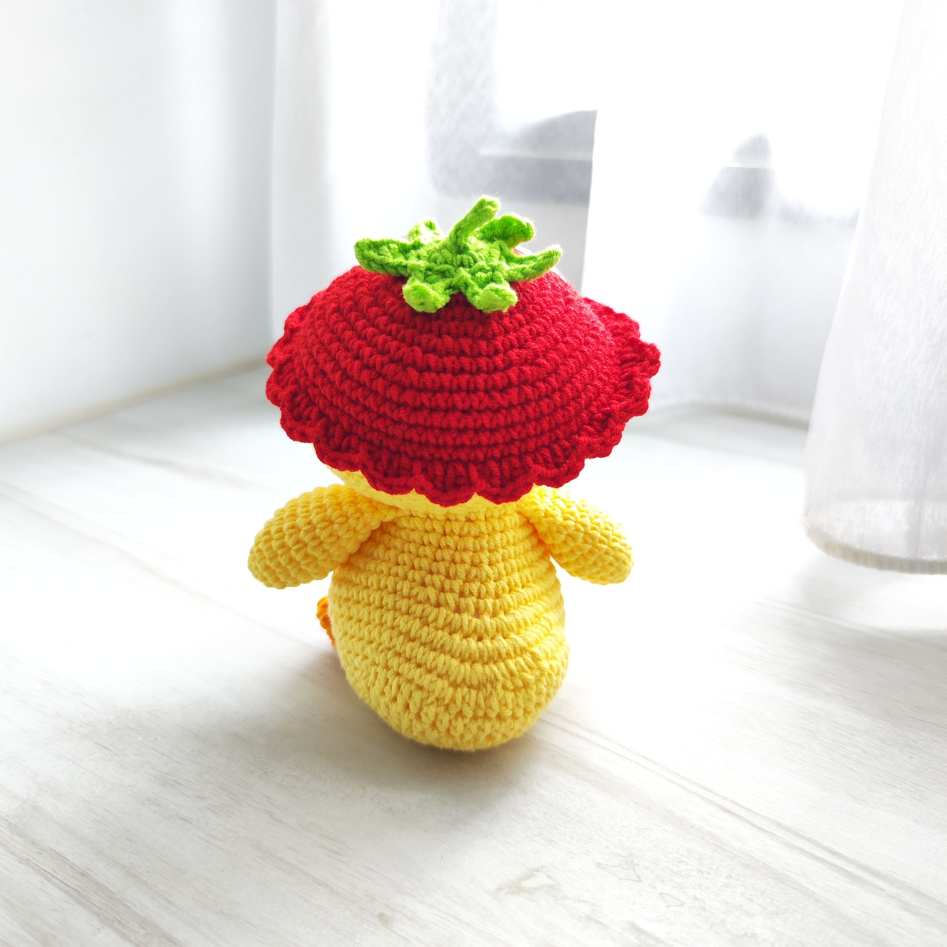 Duck With Hat Pendant Plushie Amigurumi