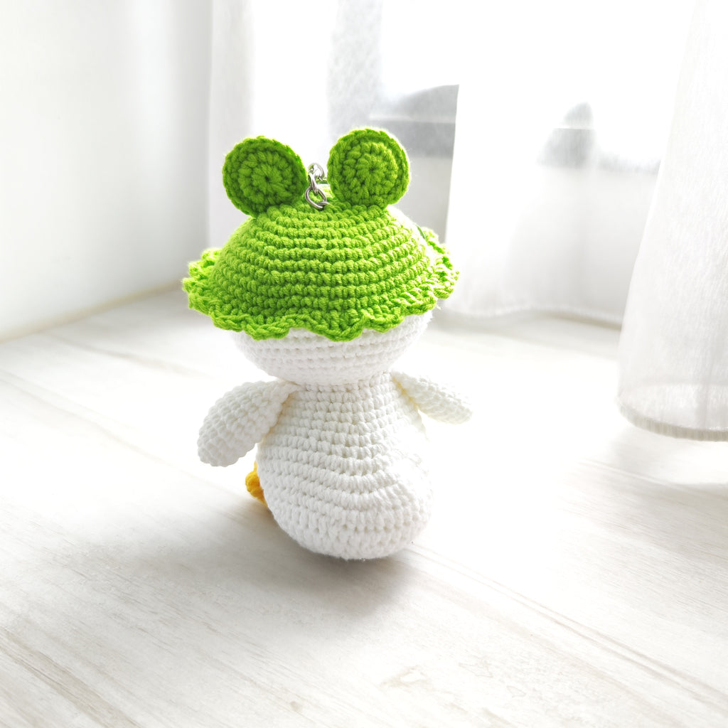 Duck With Hat Pendant Plushie Amigurumi