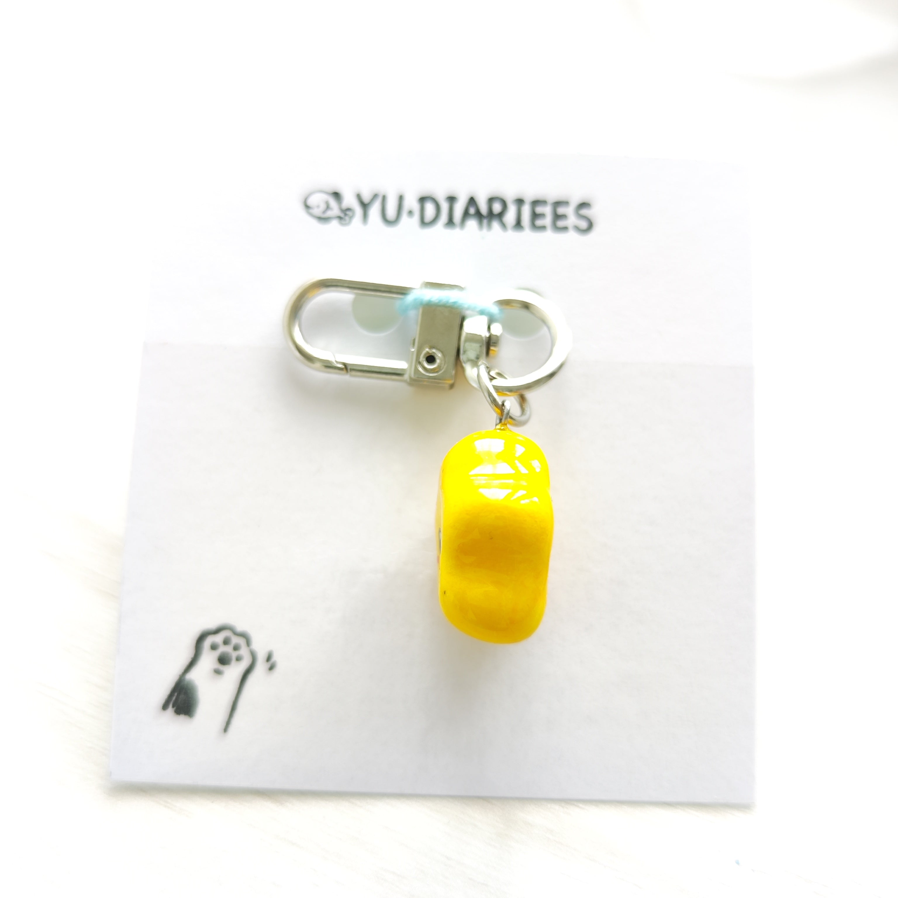 Star Clay Charm Keyring