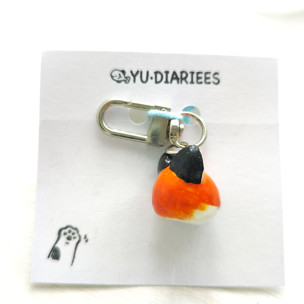 Fox Clay Charm Keyring