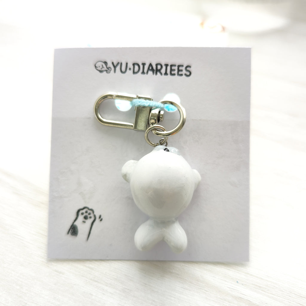 Seal Clay Charm Keyring